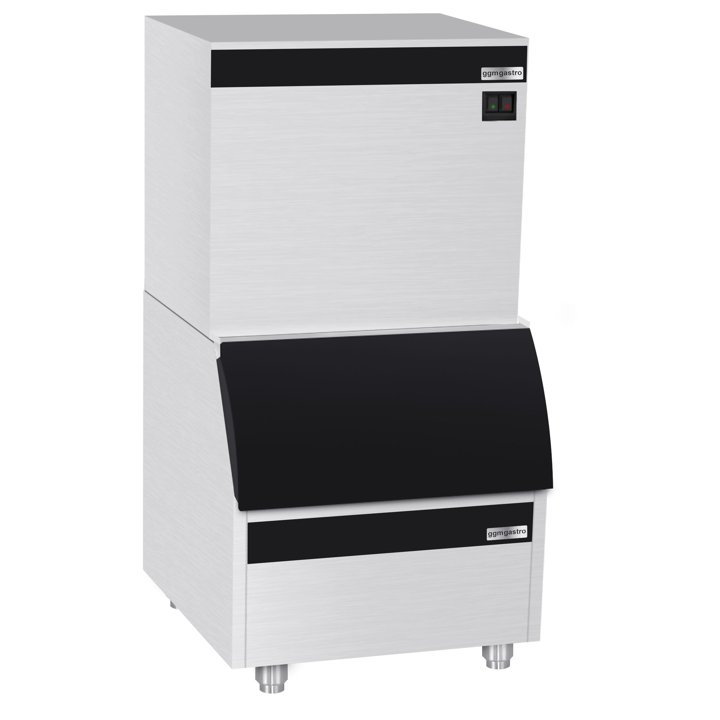 Machine à glaçons - Cubes - 230 kg/24 h - y Bac à glaçons