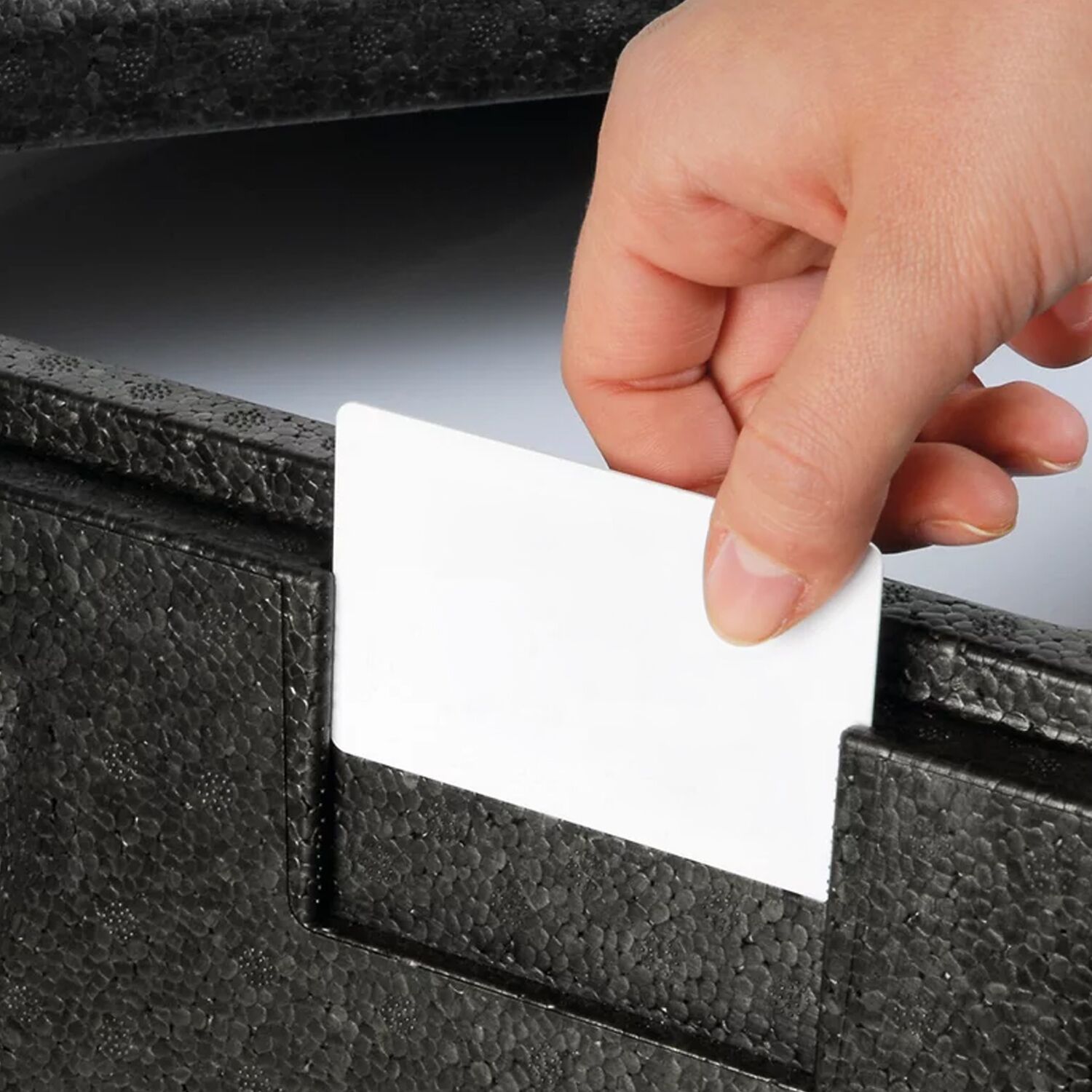 (100 pièces) THERMO FUTURE BOX | Carte d'étiquettes pour boîtes thermiques - blanc