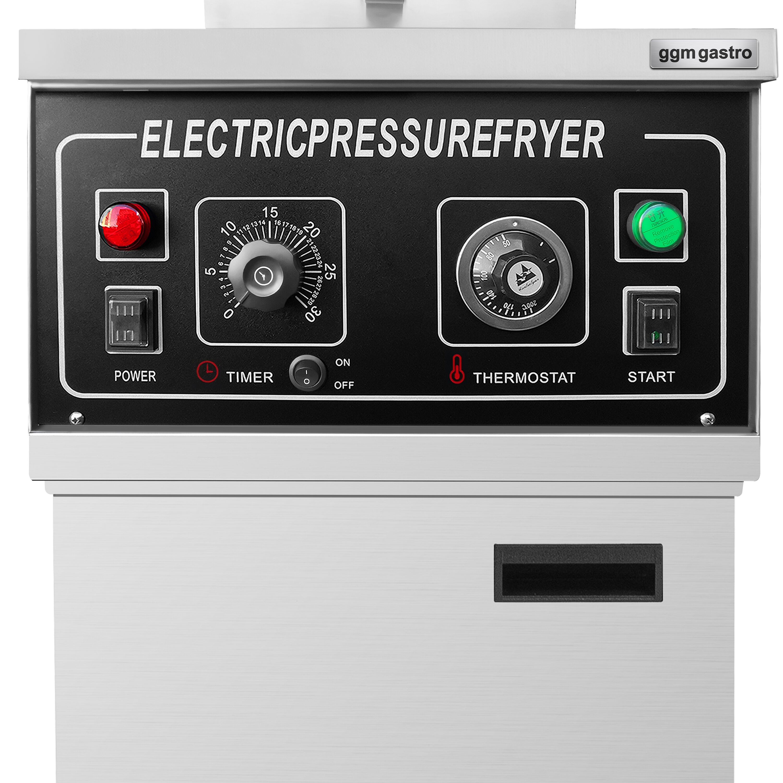 Elektrisk tryckfritös - 24 liter - 13,5 kW