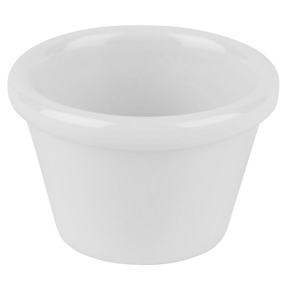 (24 pièces) Coupelles à sauce - CASUAL - Melamine - 50 ml - Ø 60 mm - Blanc