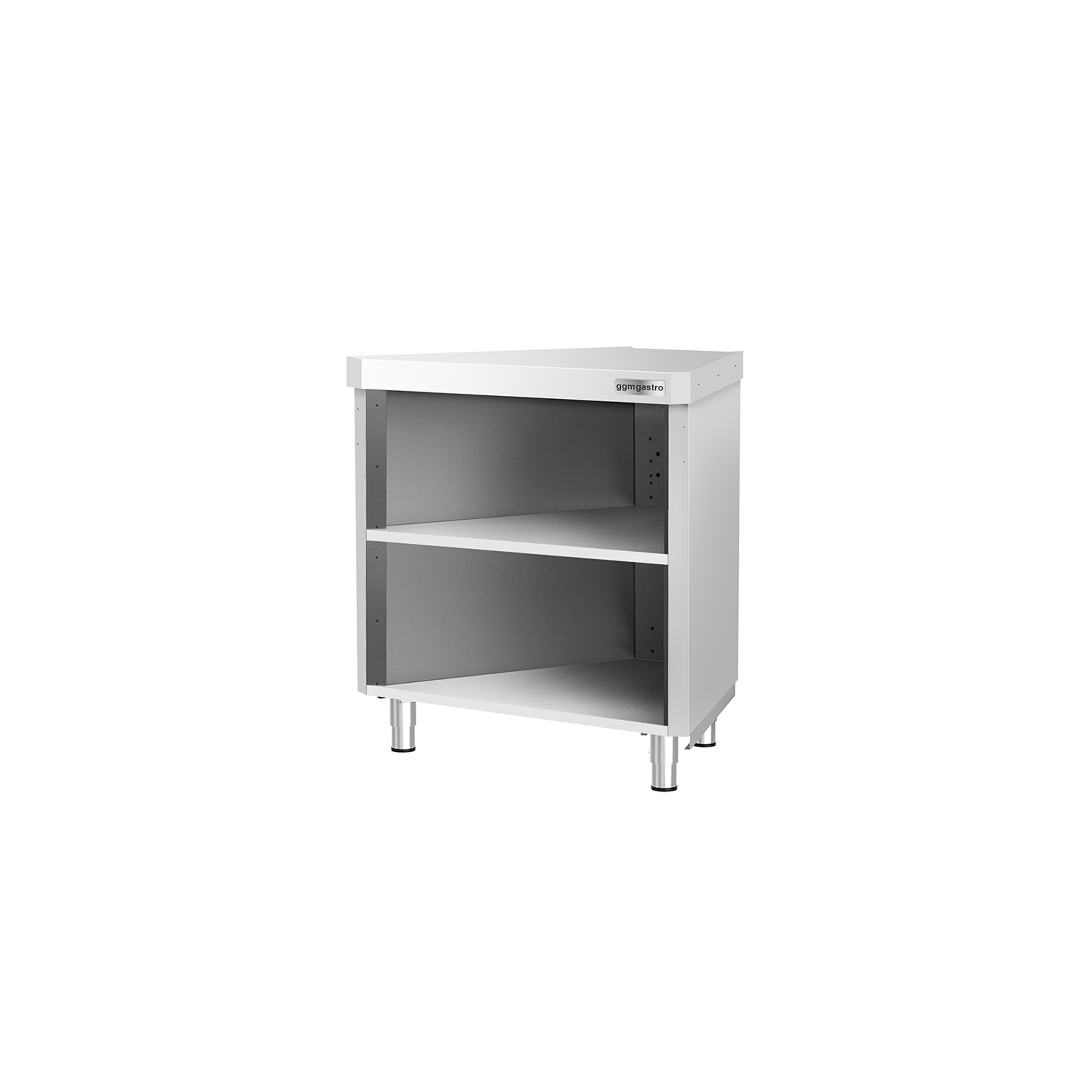 Table d’angle en acier inoxydable KOPENHAGEN - 984x663mm