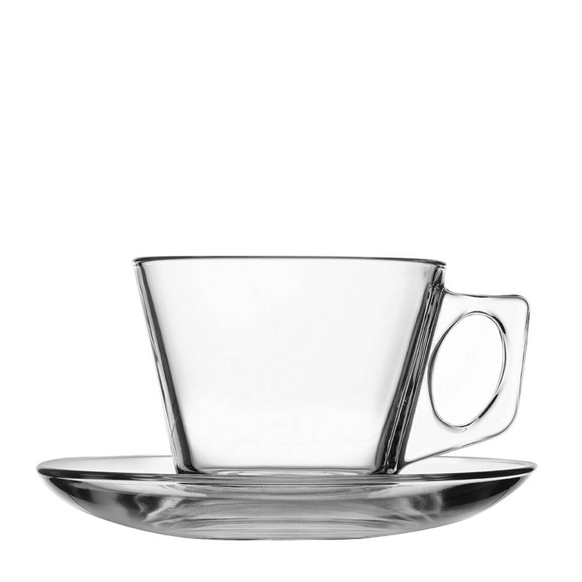 (24 pièces) Tasse à café/thé & sous-tasse – AQUA – 195 ml