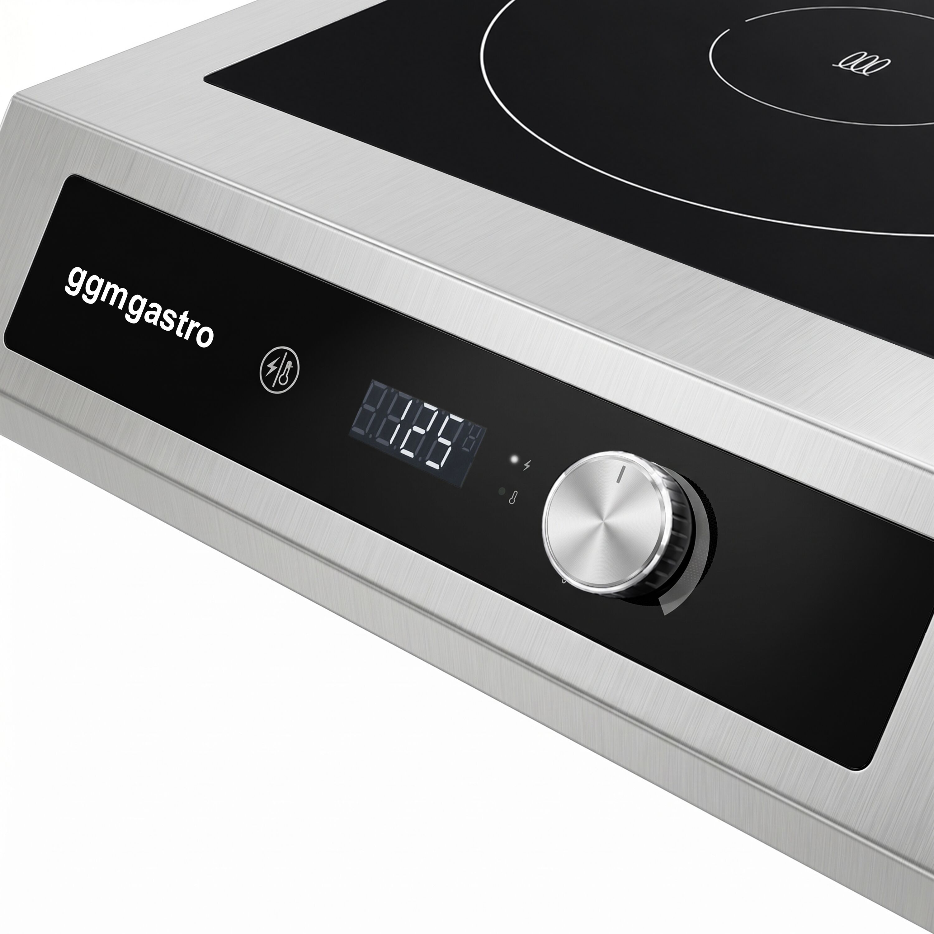 Cuisinière à induction - 5 kW - pour grandes casseroles de 45-50cm de diamètre