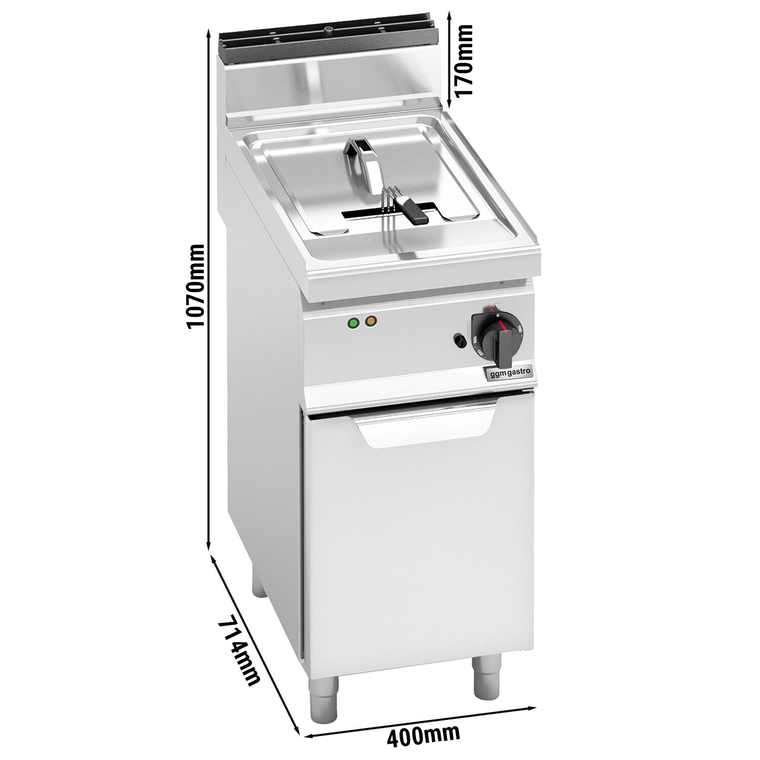 Friteuse électrique – 10 litres – 9 kW