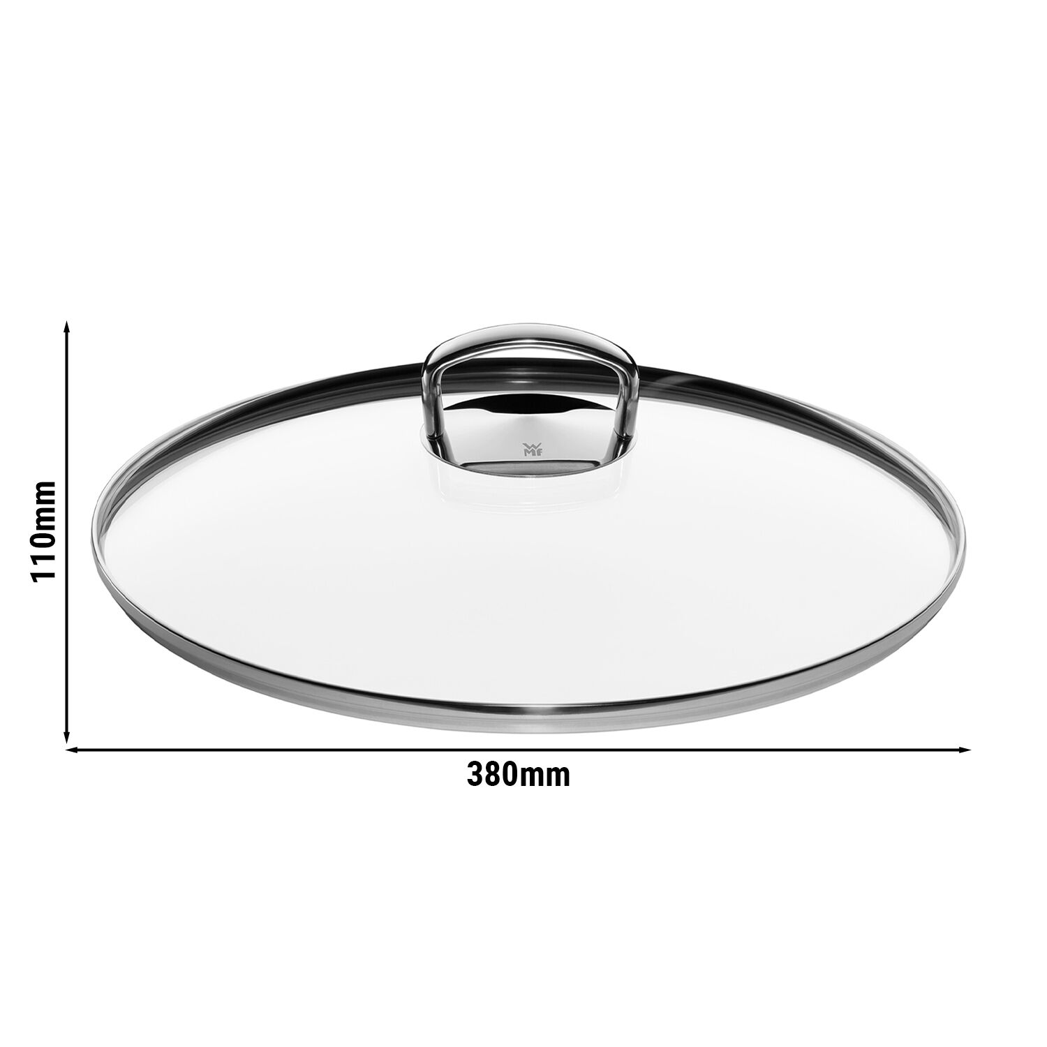 WMF | Fusiontec Mineral – Couvercle en verre pour wok – Ø 360 mm