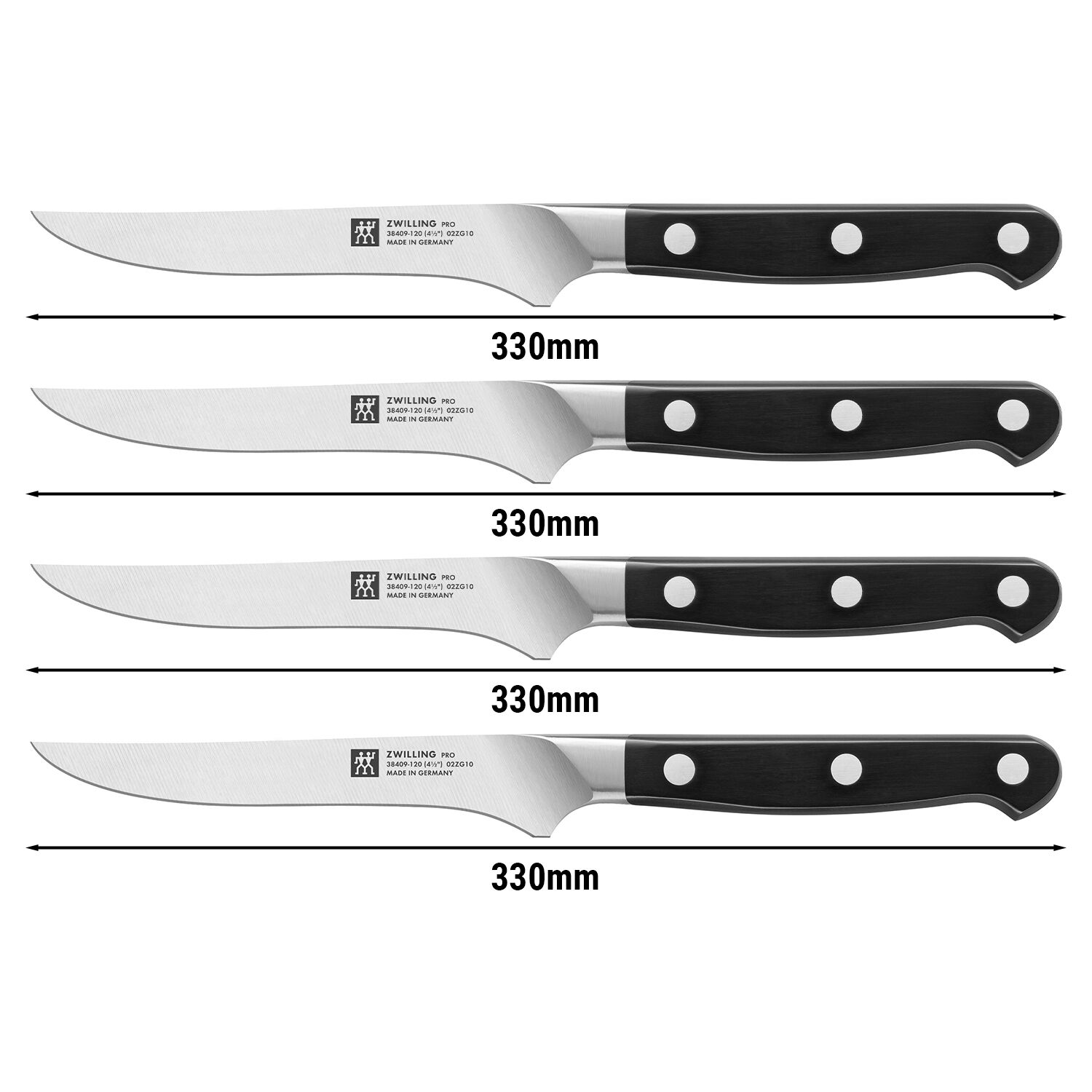 ZWILLING | PRO - Set de couteaux à steak - 4 pièces	