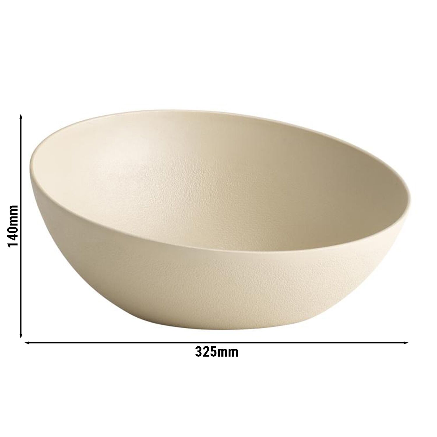 (6 pcs) Coupe - FROSTFIRE - Aluminium - 3L - Ø 325mm - Profondeur : 140mm - Beige