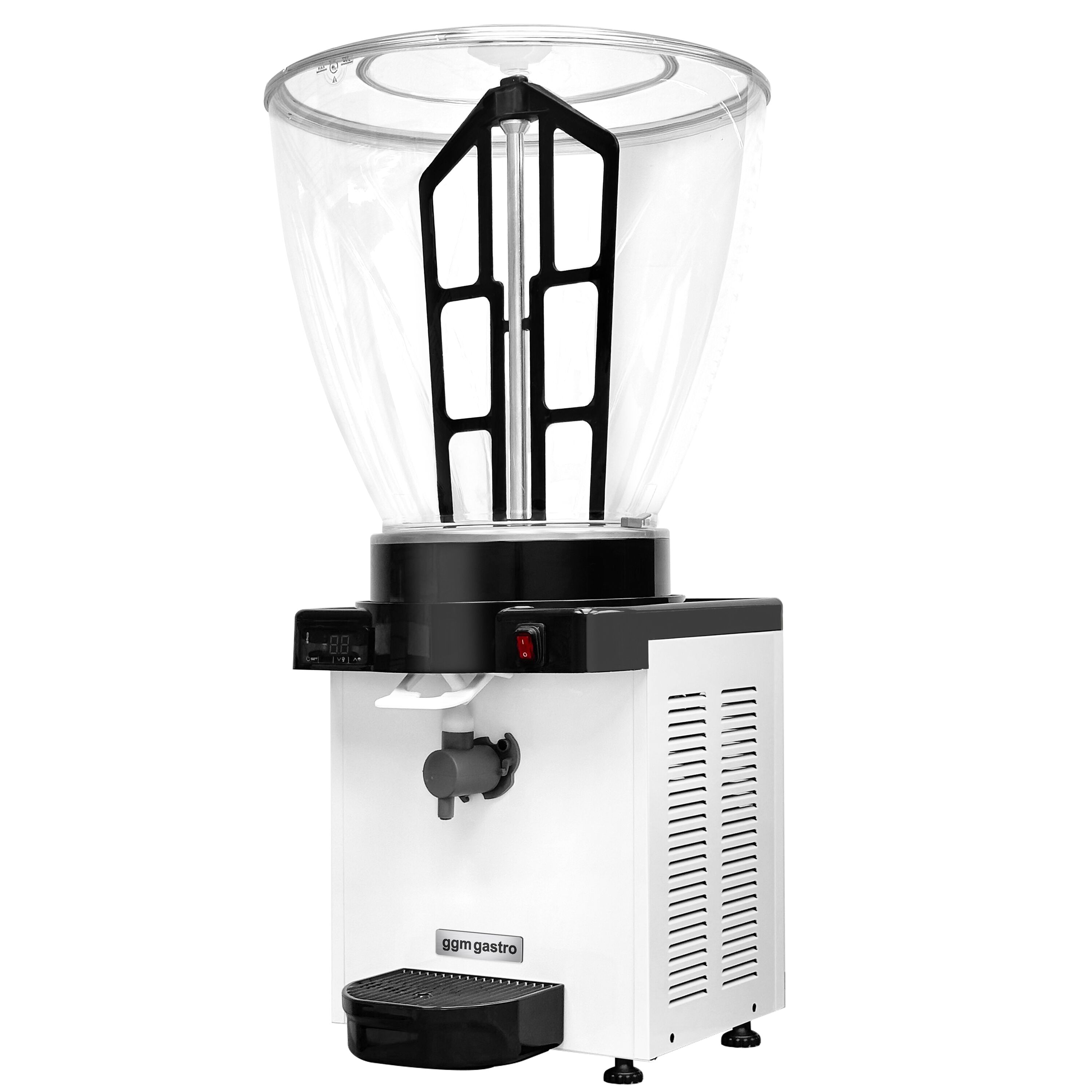 Distributeur d’ayran - Réfrigéré - 40 L - 750W - pour ayran moussant - Blanc
