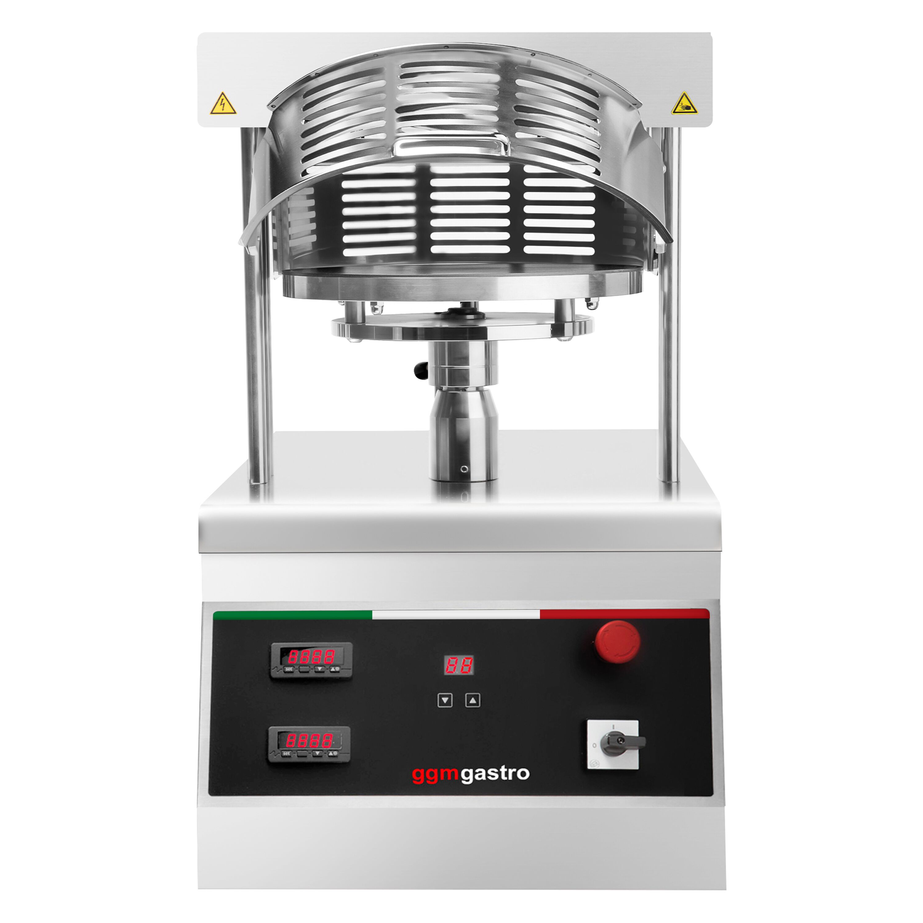 Presse à pizza - pour fonds de pizza Ø 450 mm - quantité de pâte max. 250 - 500 g