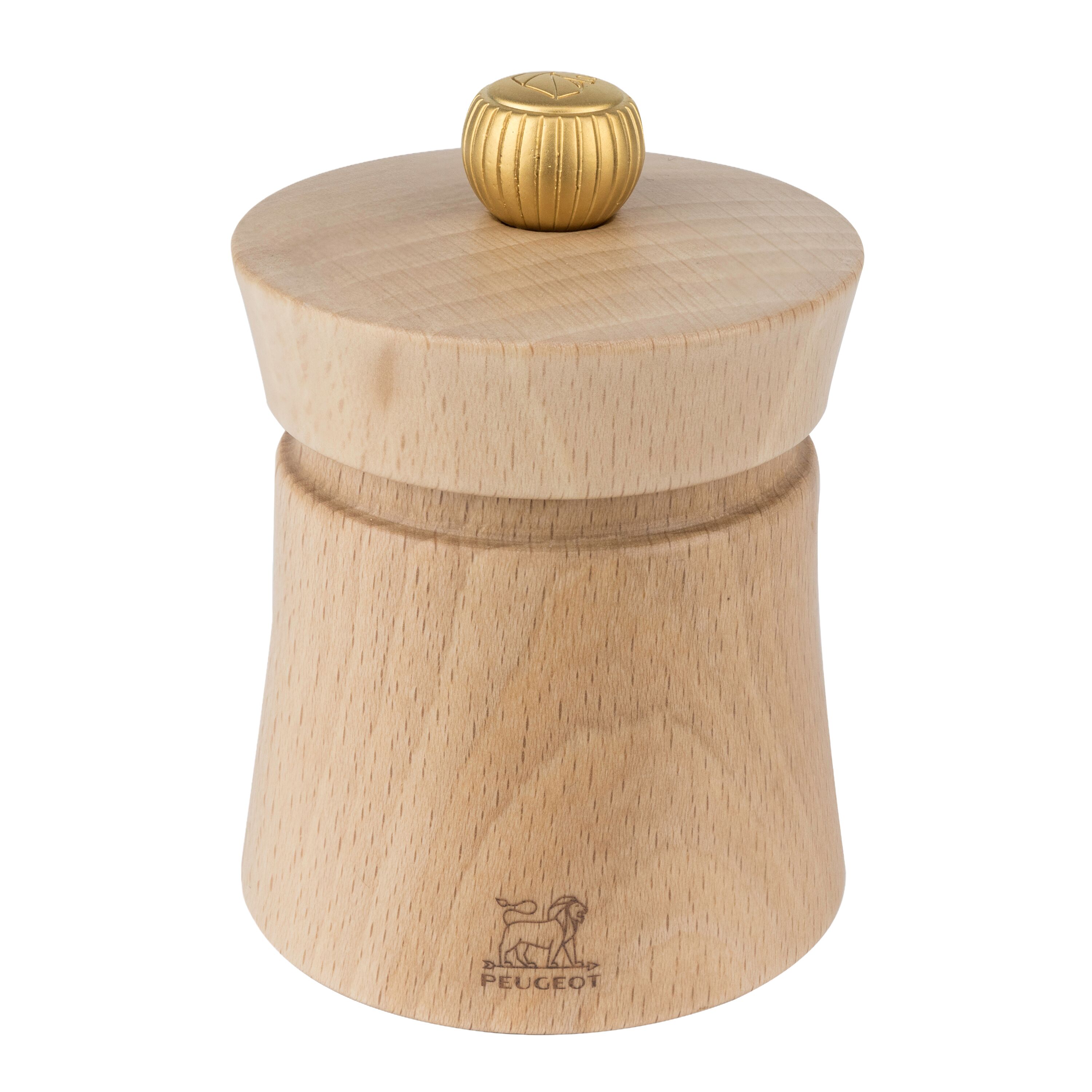 (6 pièces) PEUGEOT | BAYA - Moulin à sel - Bois - Naturel - Hauteur : 80 mm