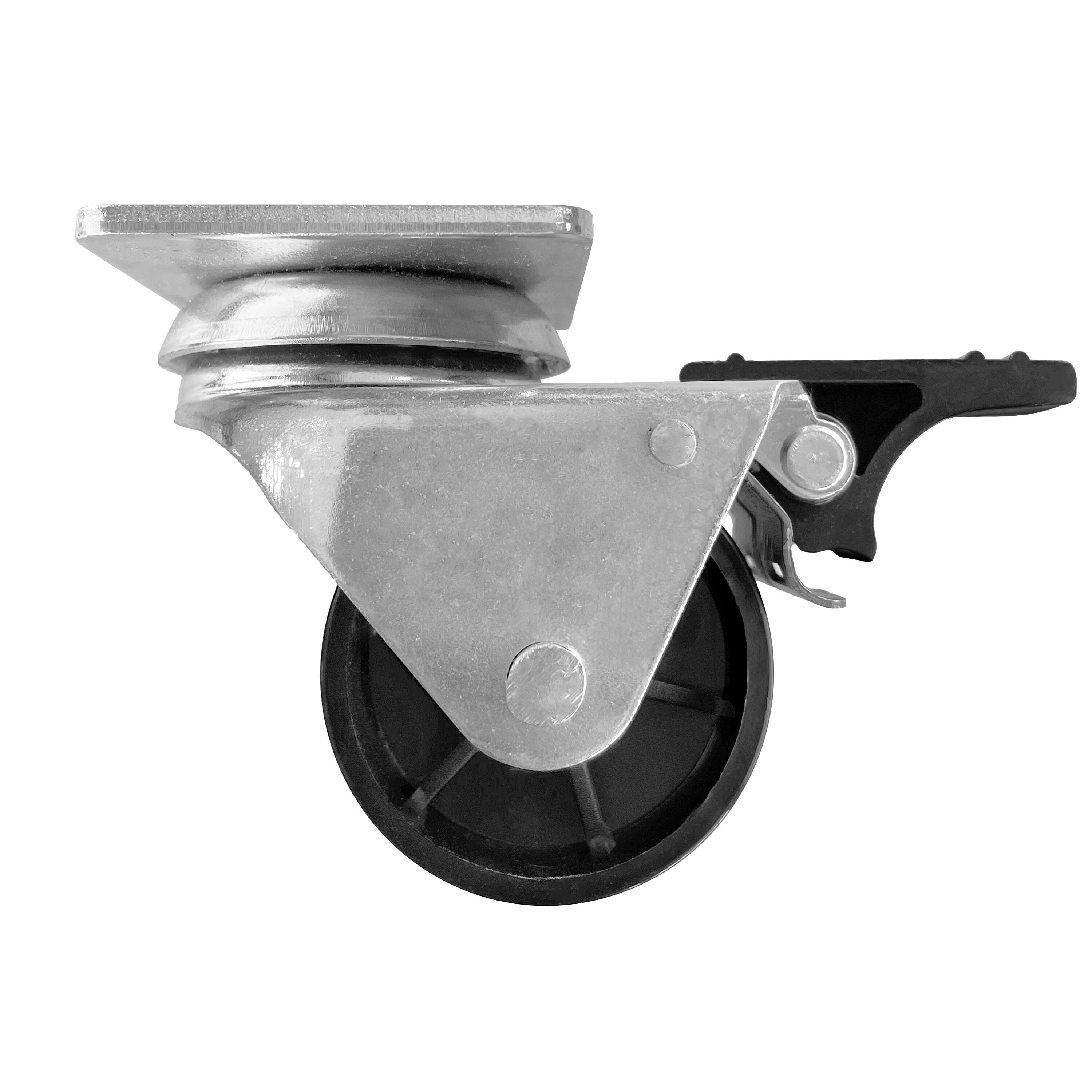 Roulettes pour congélateurs coffres - Jeu de 4 roulettes dont 2 avec frein - pour TTG449N, TTG466EN, TTG534EN & TTG553N