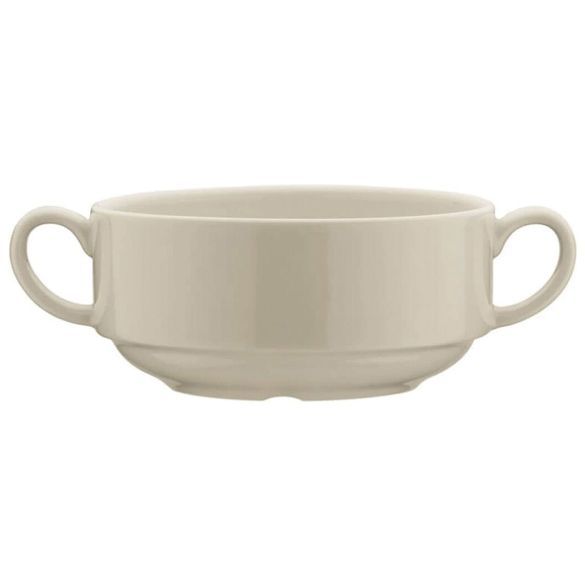 (6 pièces) SEMPRE – Tasse à soupe – 320 ml – Crème