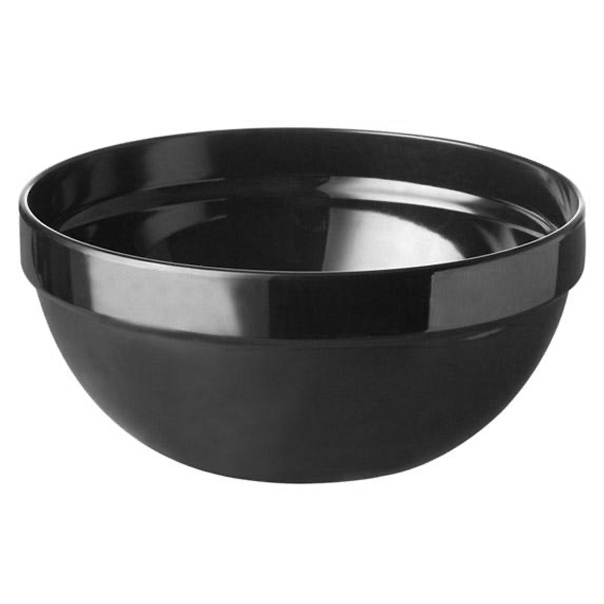 (6 pcs) Coupe - CASUAL MAXI - Mélamine - 250ml - Ø 120mm - Noir