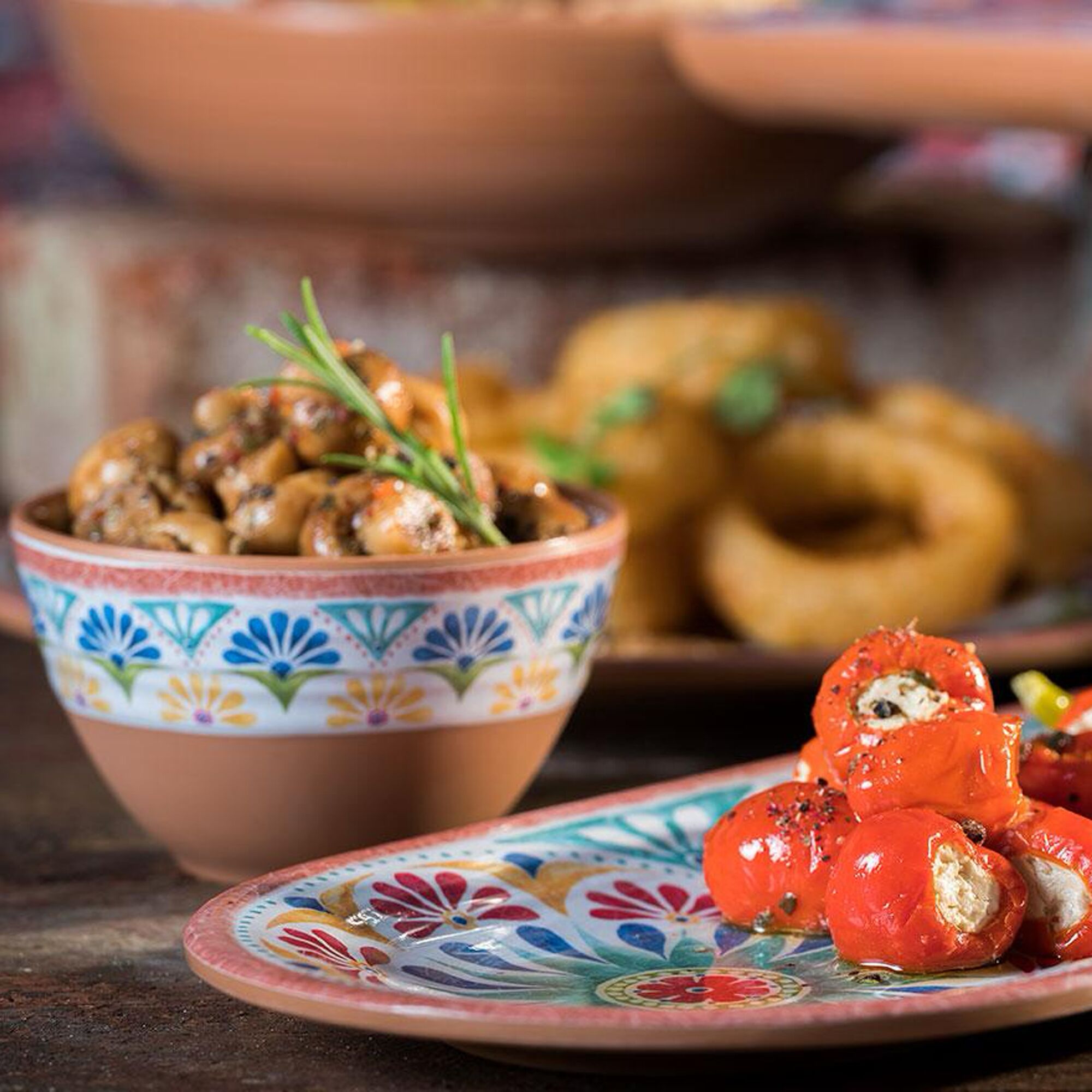 (6 pièces) ARABESQUE - Assiette - Mélamine - 380x155 mm