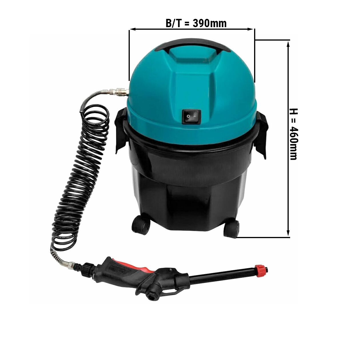 Pulvérisateur de désinfection professionnel - 13Litres - Pulvérisateur à roues - 48Watt