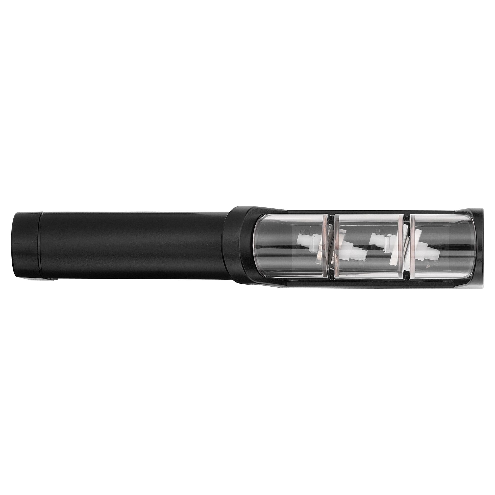 MIYABI | Professional 2-Stage Knife Sharpener – Manual - Diamond & Ceramic Wheels - Black