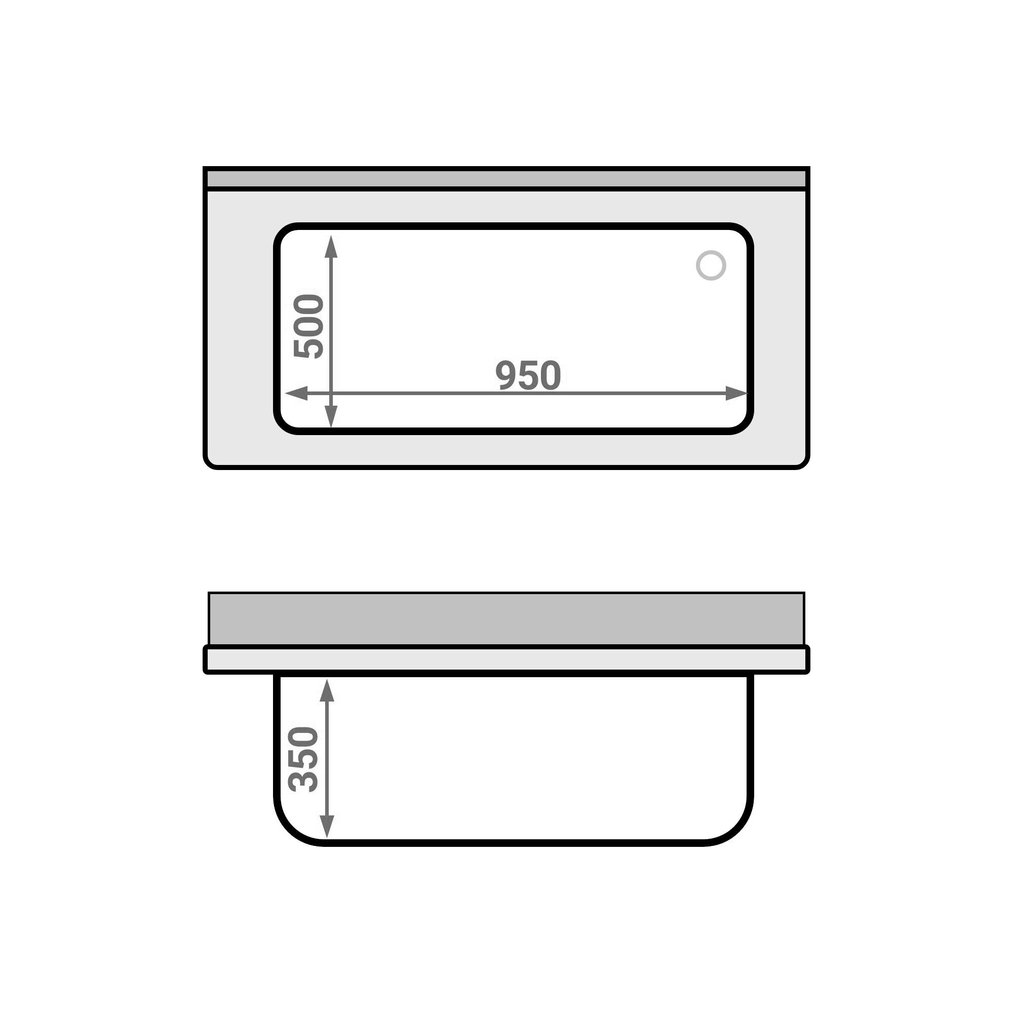Stainless Steel Commercial Sink Unit PREMIUM - 1200x600mm - with Undershelf & Single Bowl - with Upstand
