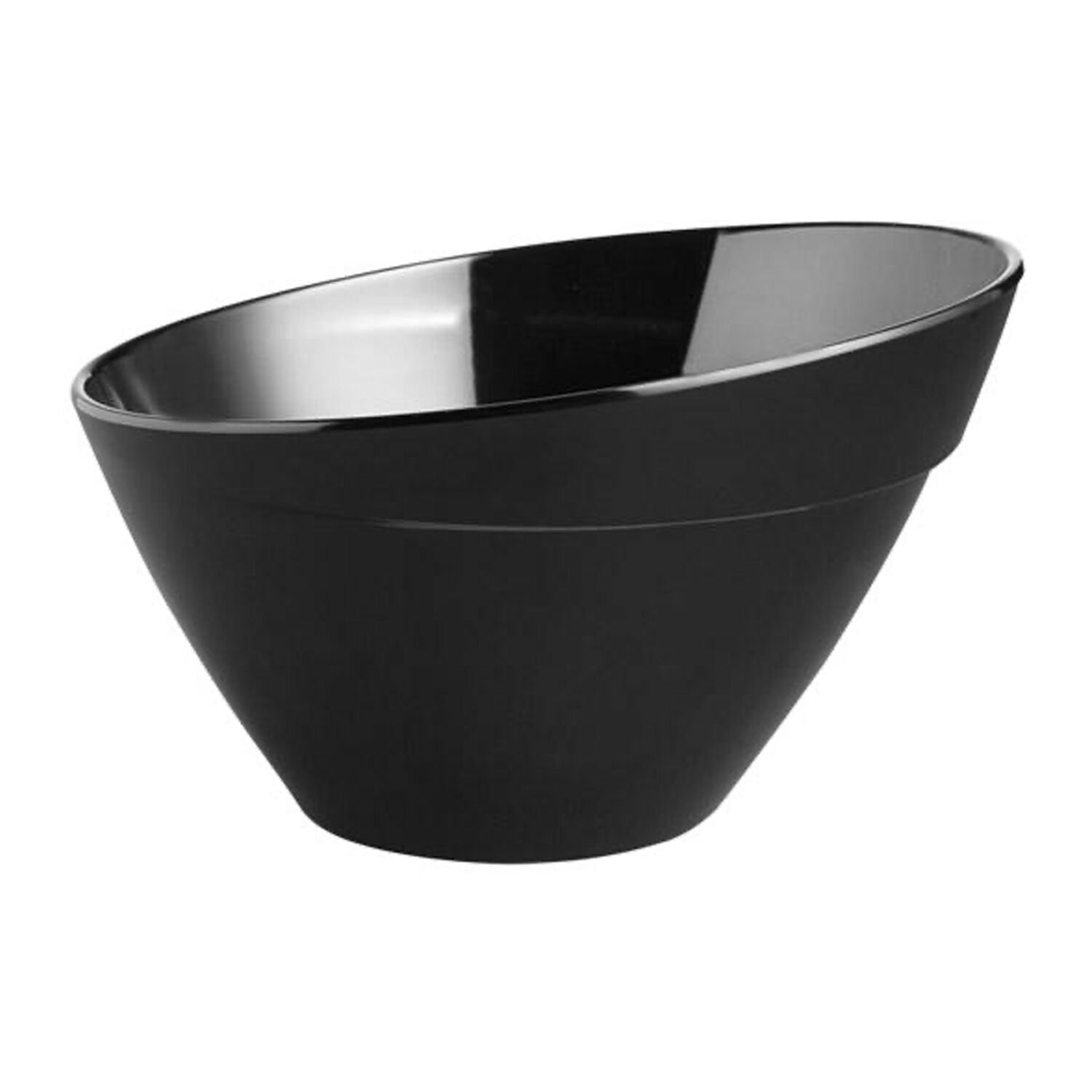 (6 pcs) Coupe - BALANCE - Mélamine - 5L - carré - 300x300mm - Profondeur : 195mm - Noir