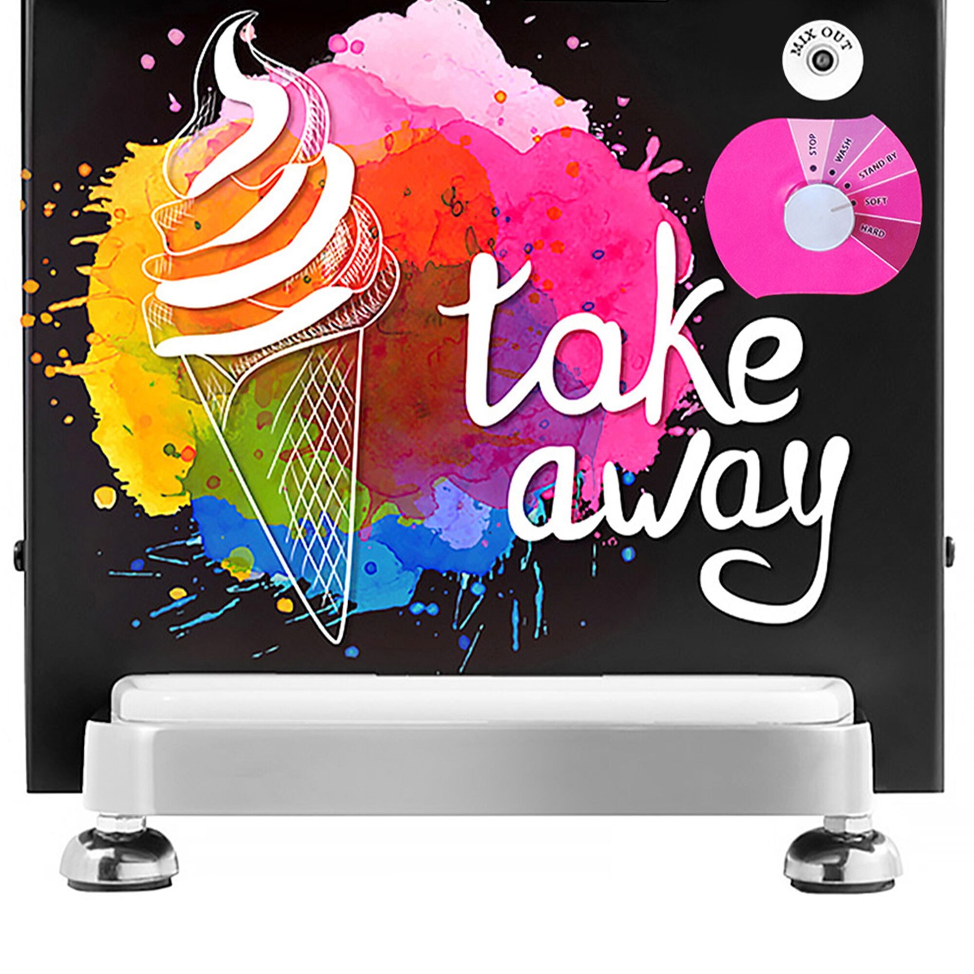 Machine à glace à l’italienne - 11,25L/h - 1,5kW - 1 parfum - À poser