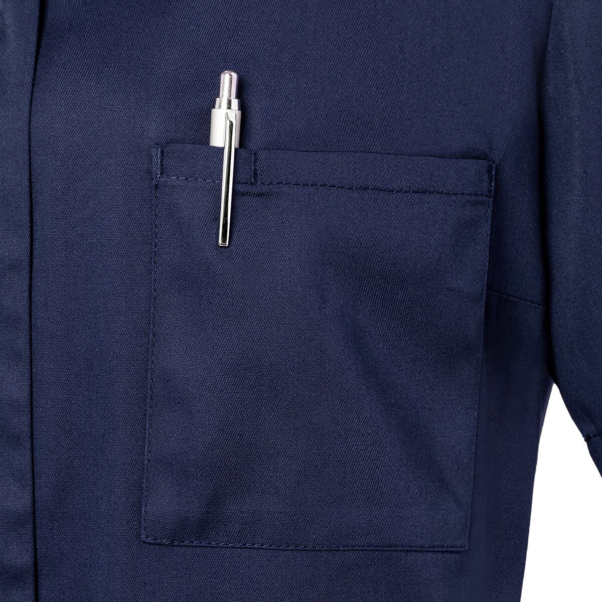 (6 pièces) KARLOWSKY | Casaque femme manches courtes Essential - Marine - Taille : 54
