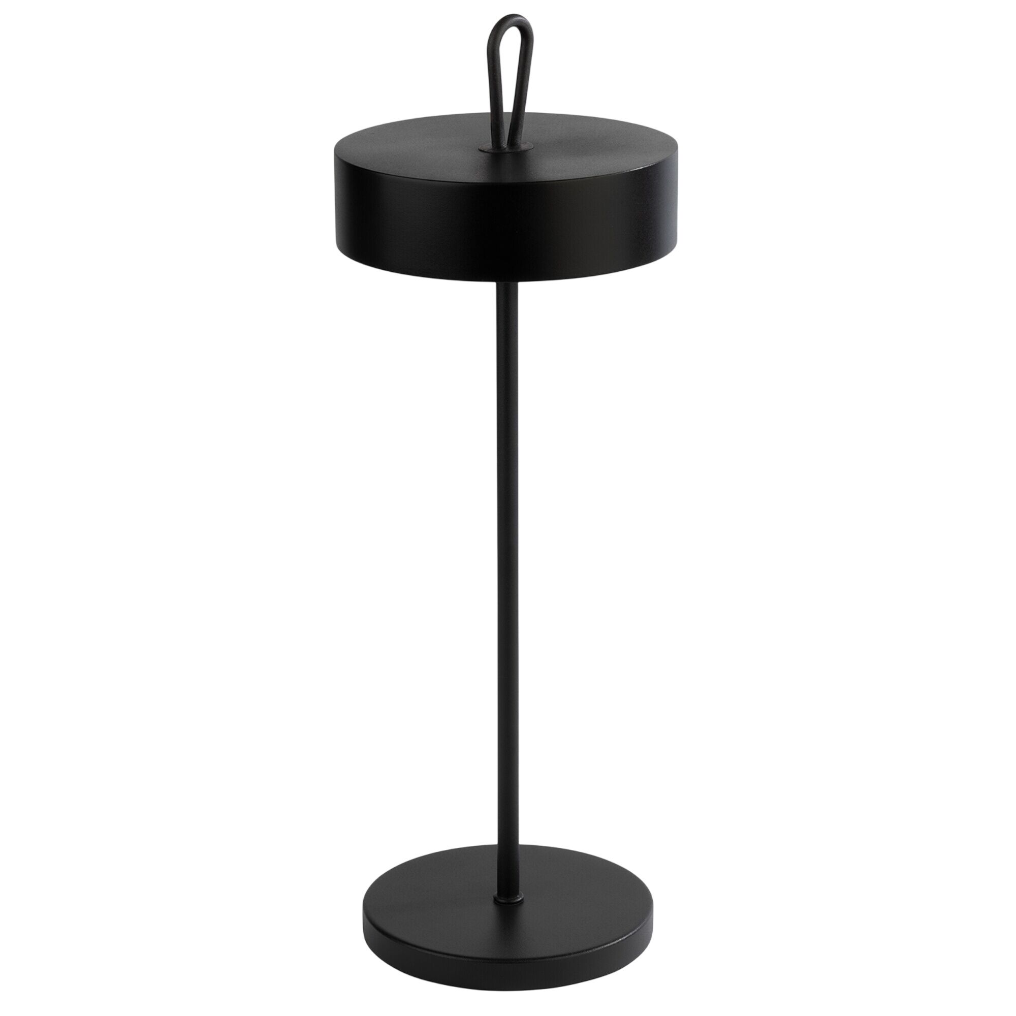 (4 pièces) Lampe de table – CLEO – dimmable en 3 niveaux – Ø 120 mm – Noir