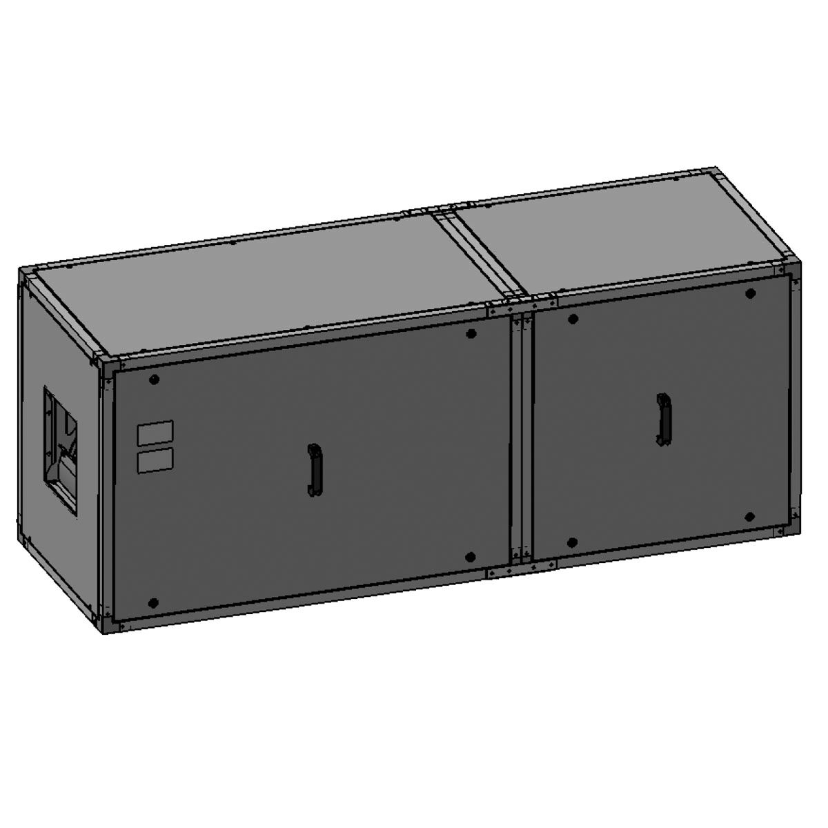 Unité de filtration à charbon actif pour hotte professionnelle avec ventilateur intégré - 3500m³/h - avec préfiltre et filtre à charbon actif - panneau de protection inclus