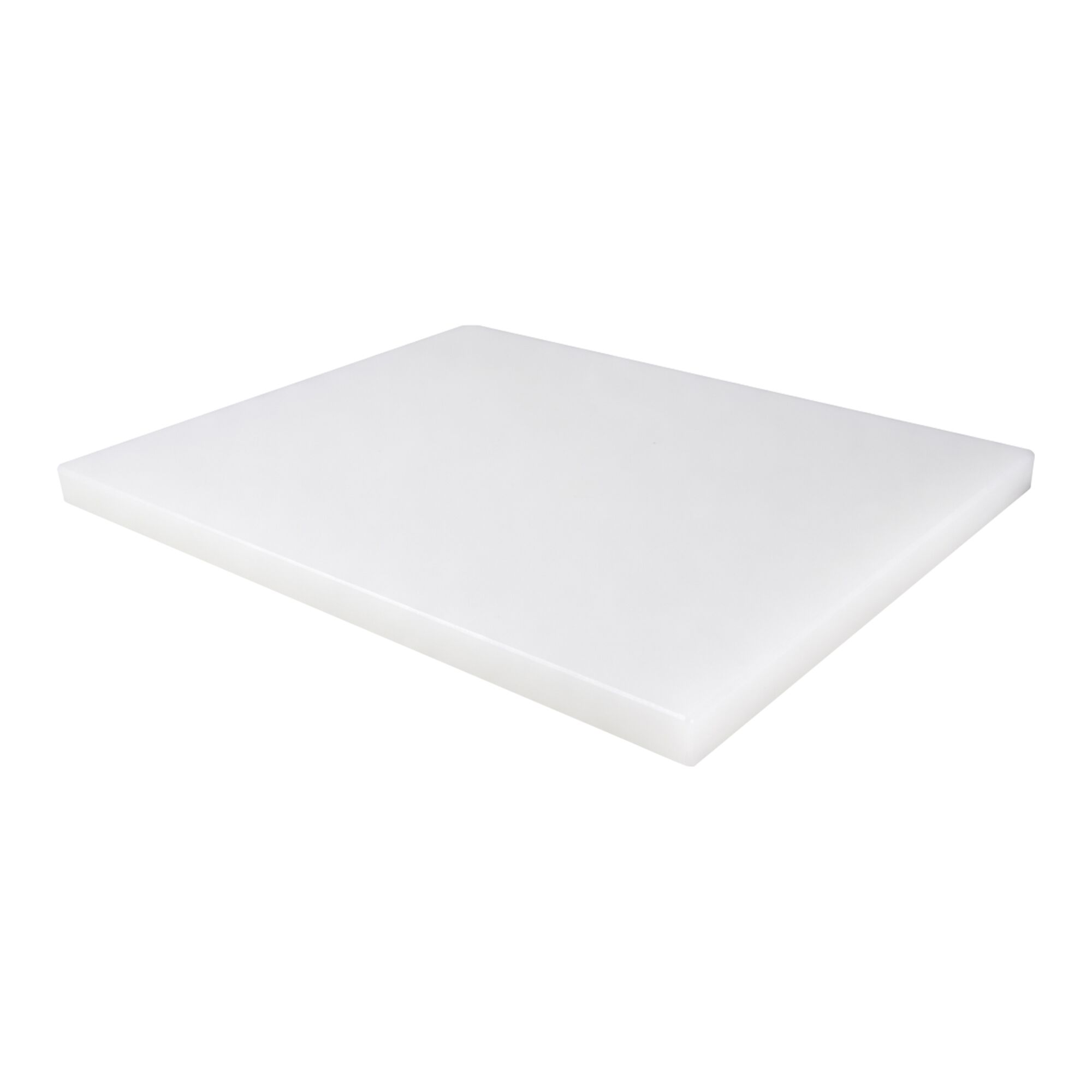 Planche à découper - 325x530mm - Épaisseur: 20mm - Conforme HACCP - Polyéthylène - Blanc