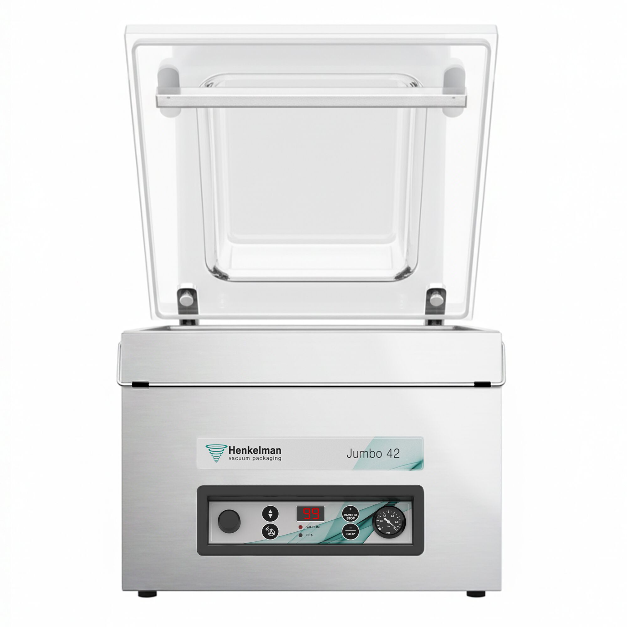 HENKELMAN | Jumbo 42 – Machine sous vide à cloche – 16 m³/h – 600 watts – numérique