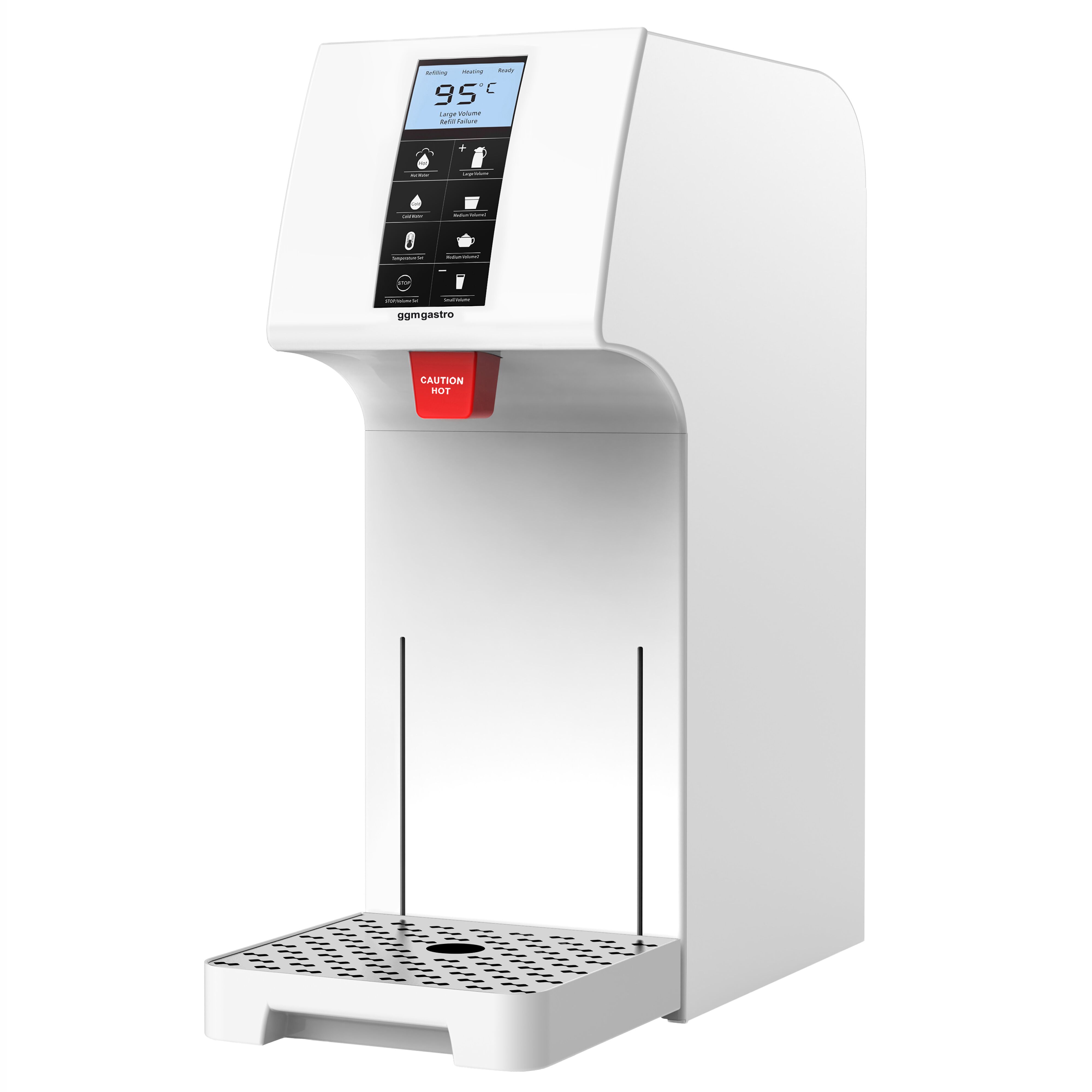 Distributeur de boissons chaudes - Numérique - 6,5L - 1,5kW - Blanc
