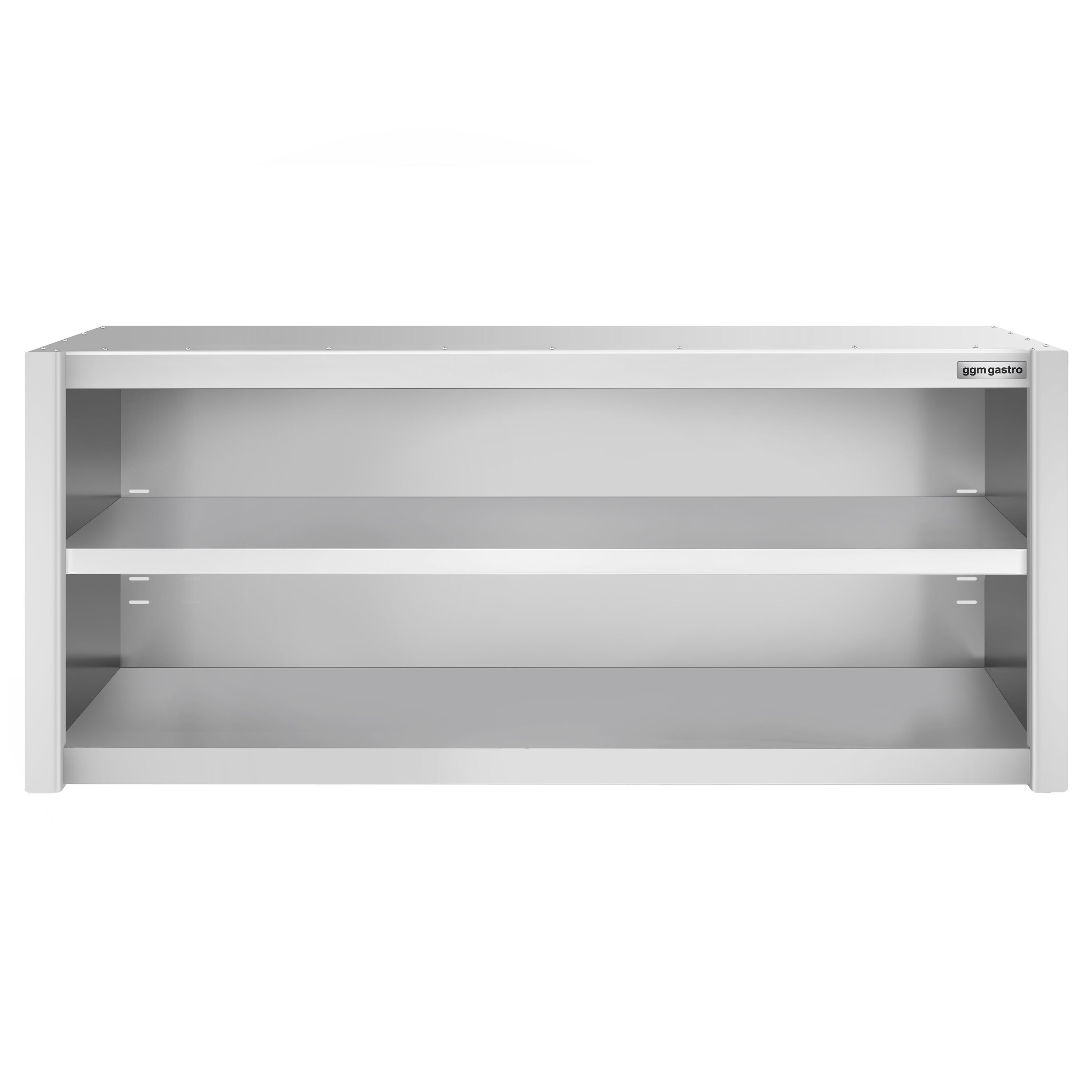 Armoire murale en acier inoxydable PREMIUM - 1800x400mm - sans portes (ouvert) - 650mm de haut