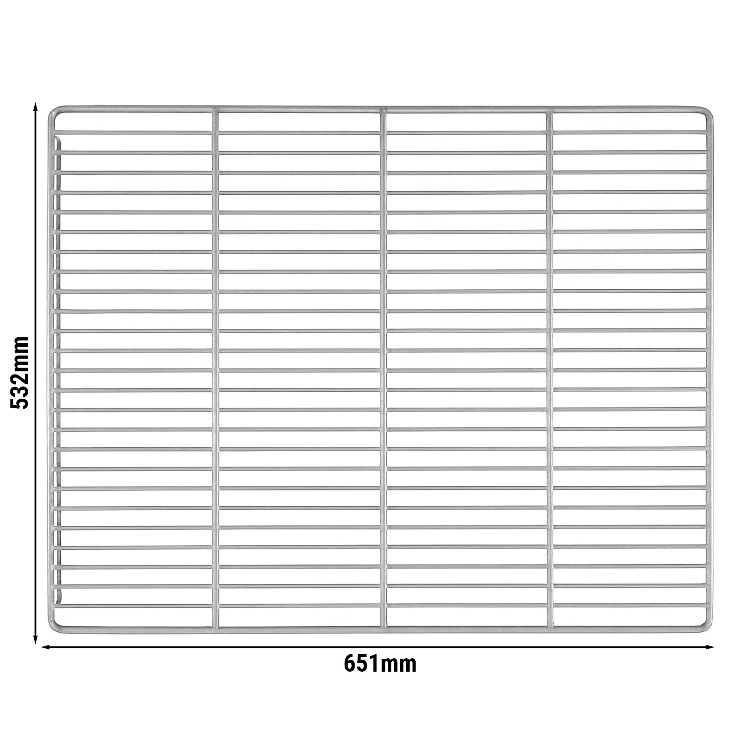 (2 τεμ.) Σχάρα ψυγείου - 651x532 mm - GN 2/1 - συμβατό με BTKF, BTKFS, TF & TKSF