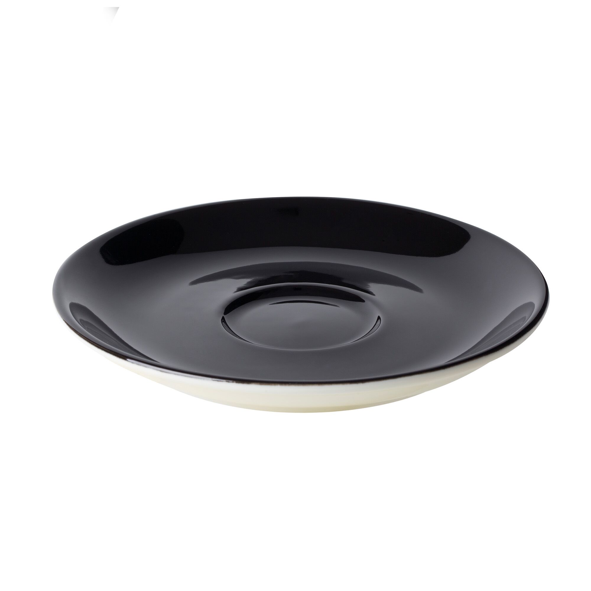 (6 pièces) BART COLOUR CAFE – Sous-tasse à cappuccino – Ø 155 mm – Noir