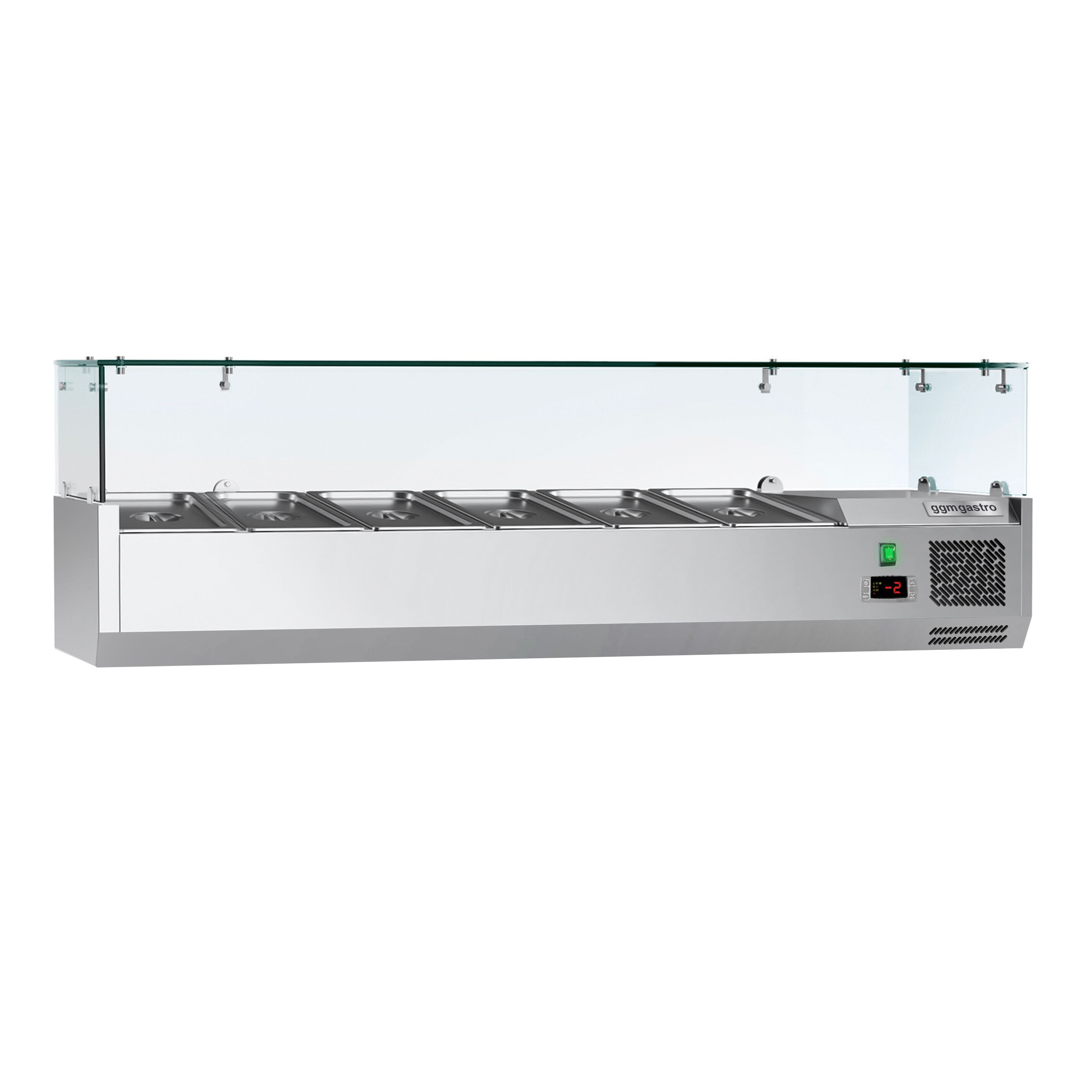 Vitrine Réfrigérée à Ingrédients ECO - 1400x335mm - 6x GN 1/4