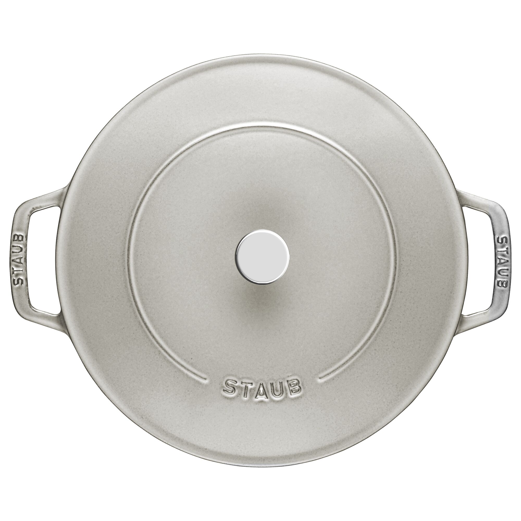 STAUB | BRAISERS - Bräter mit Chistera Drop-Structure - Ø 280mm - Gusseisen - Weisser Trüffel