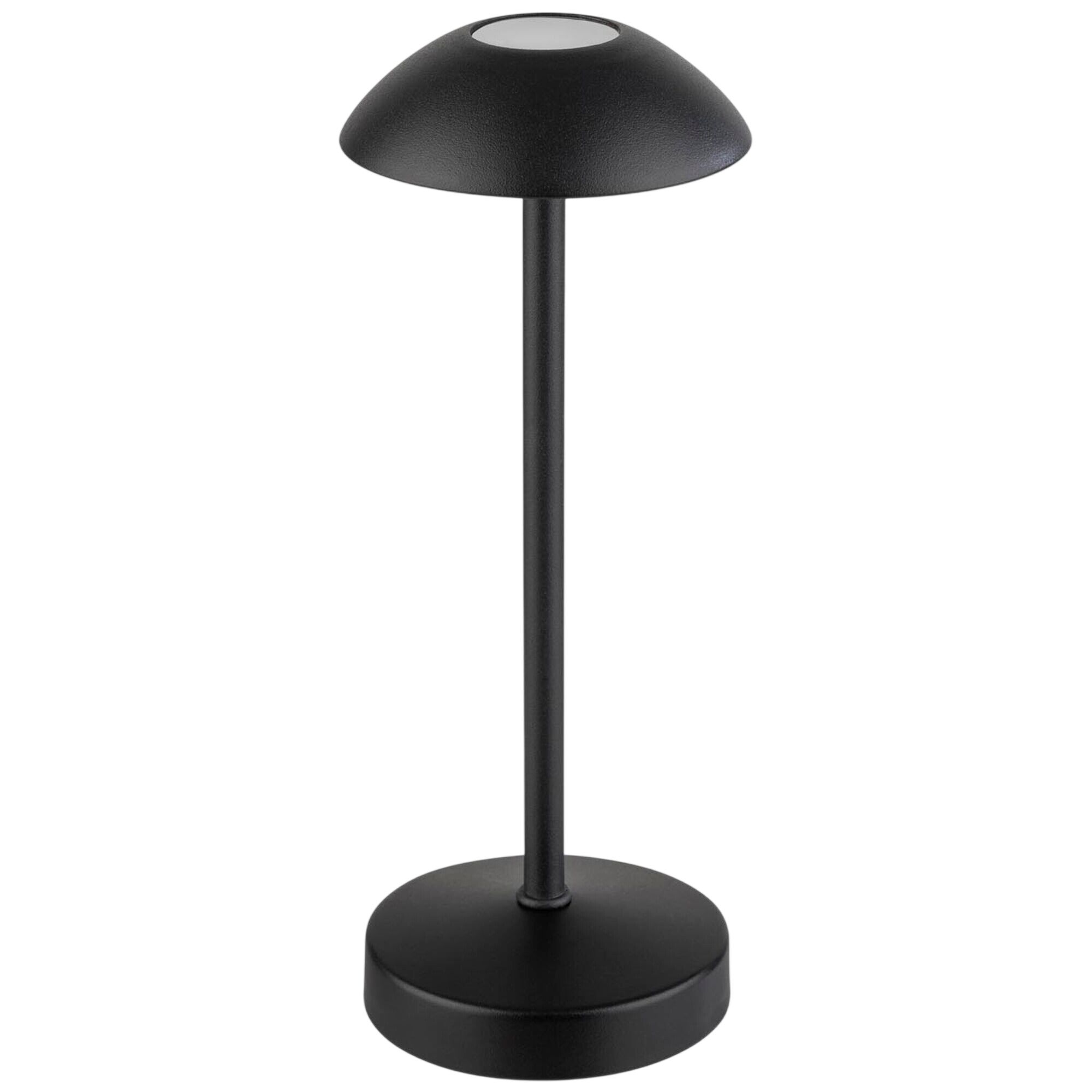 (4 pièces) Lampe de table – ALVA – dimmable en 3 niveaux – Ø 80 mm – Noir