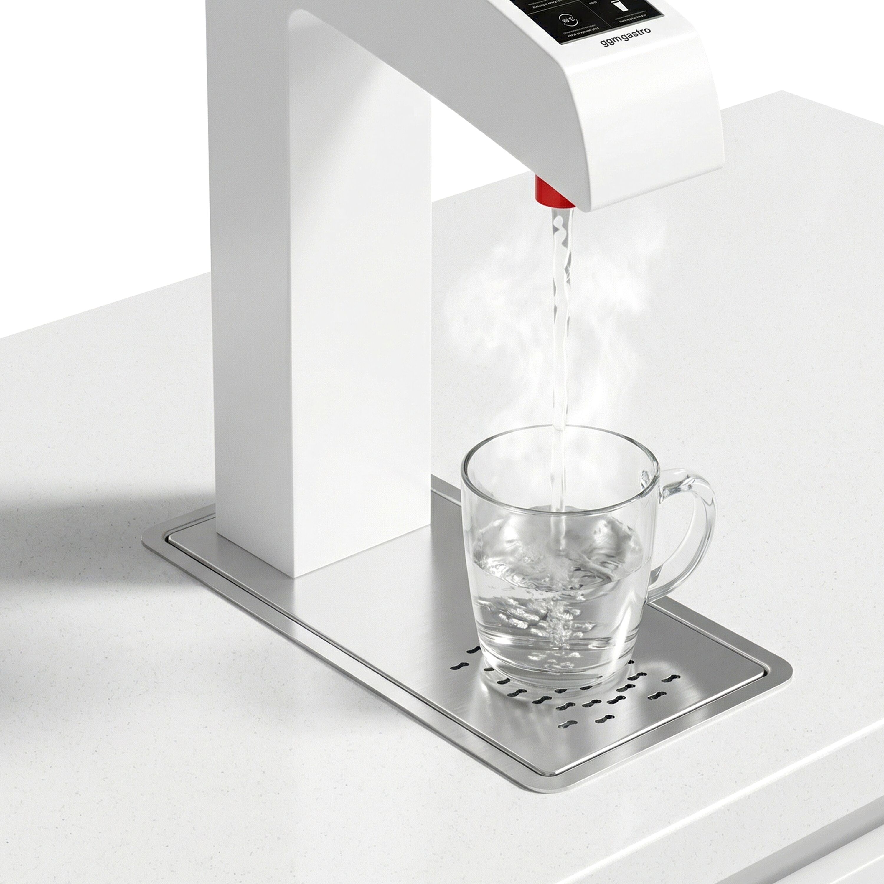 Distributeur de boissons chaudes - Numérique - 10,5L - 2kW - Blanc
