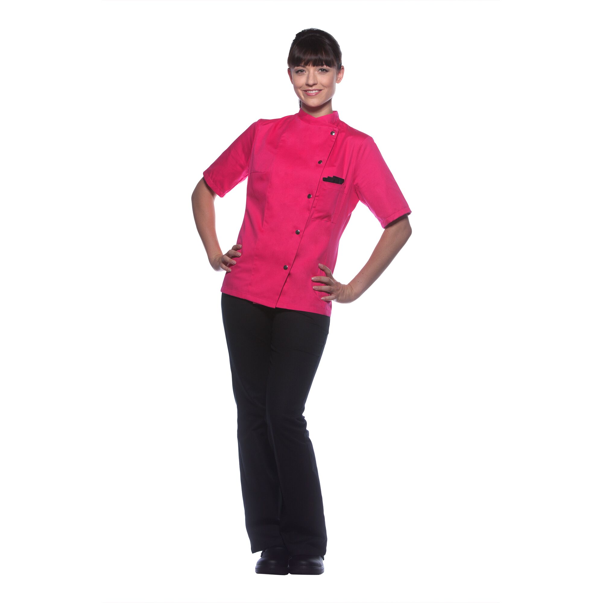 KARLOWSKY | Veste de cuisine femme Greta - Rose - Taille : 34