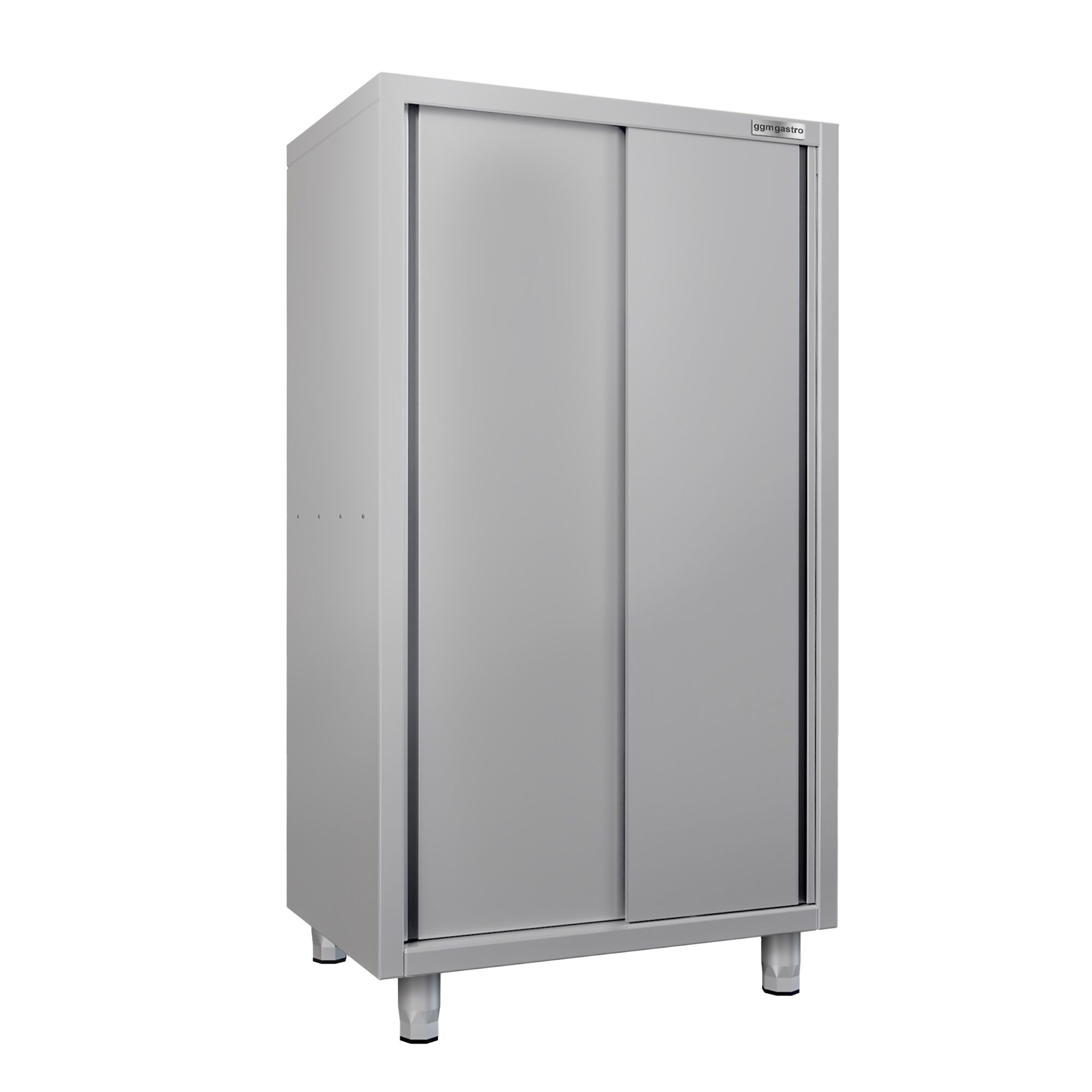 Armoire haute en inox ECO - 1200x700mm - 2 portes coulissantes - Hauteur: 1800mm