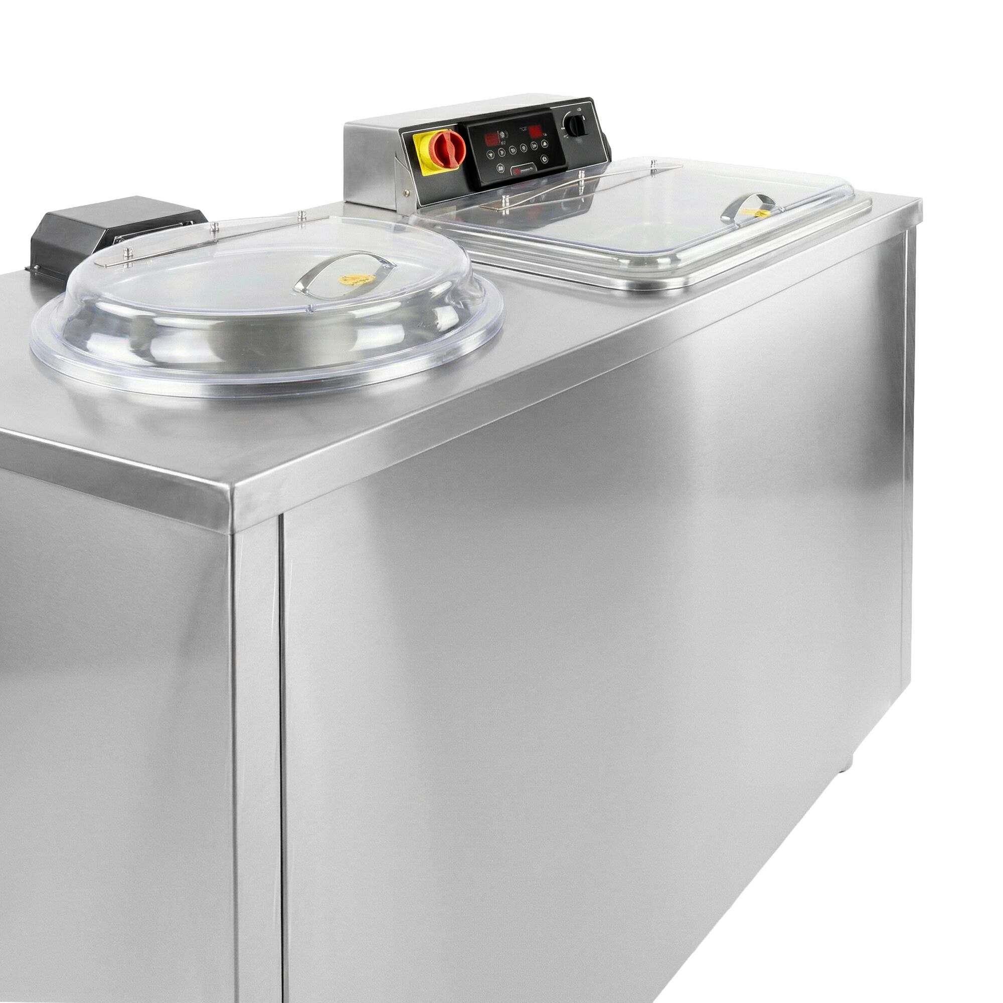 Lave-légumes avec essorage - 157L - 4-20kg/h - 380V - 1.9kW - Acier inoxydable