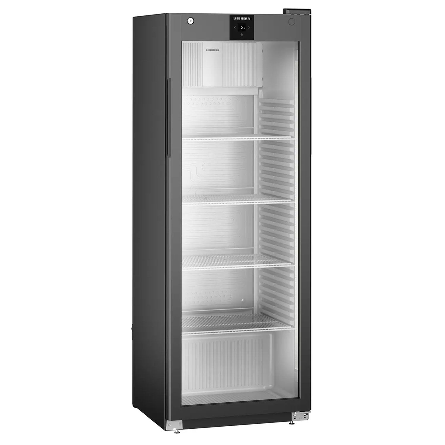 LIEBHERR | Kühlschrank PERFECTION - 347 Liter - Innen Kunststoff - mit 1 Glastür - Schwarz