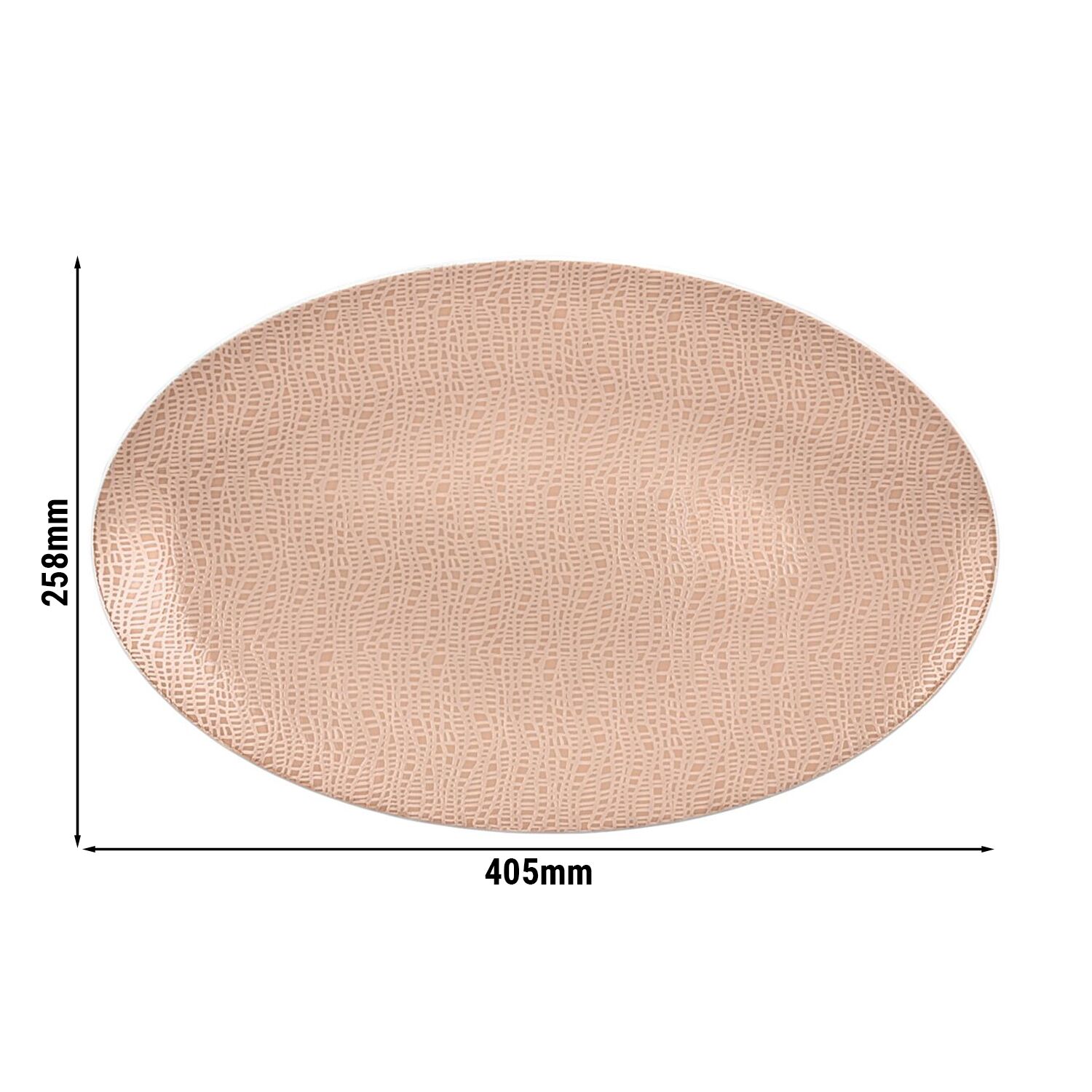 (2 pièces) SELTMANN WEIDEN | Plat de service - 400x255 mm - Rose poudré