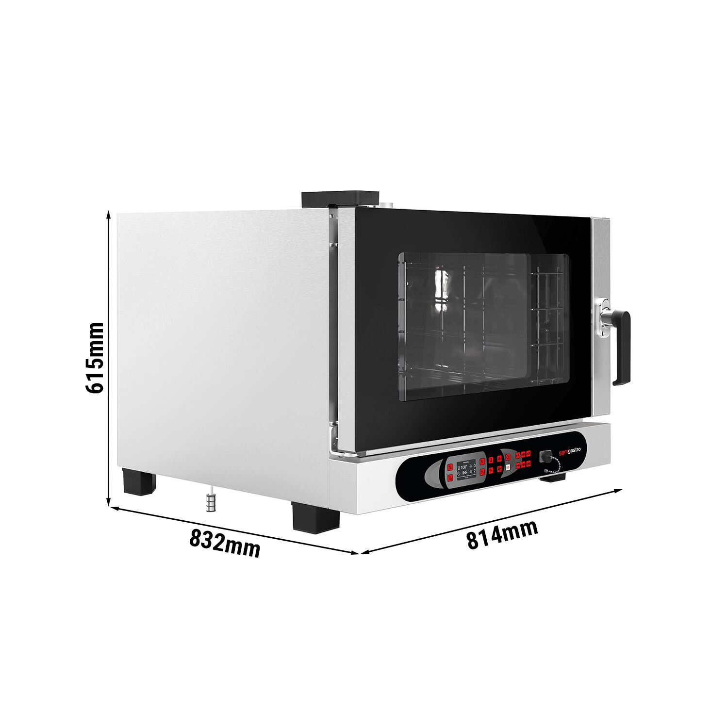 Four mixte - numérique - 4 x GN 1/1 ou 4 x EN 600 x 400 - avec système de lavage inclus