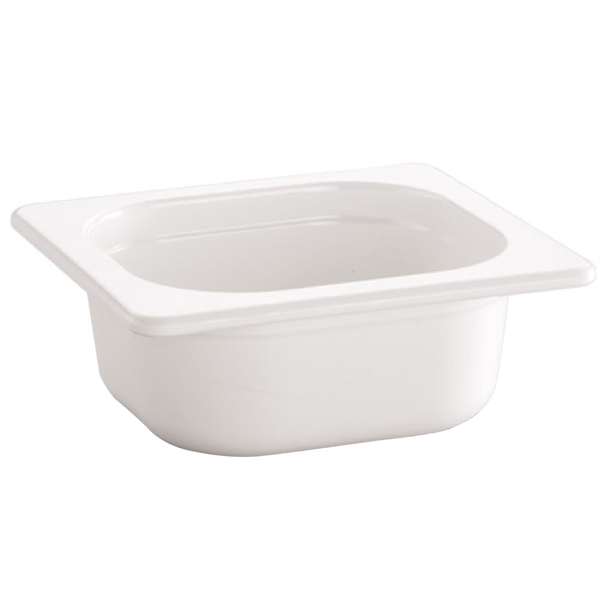 (6 pièces) Bac en mélamine GN 1/6 - ECOLINE - 0,8 litre - Hauteur : 65 mm