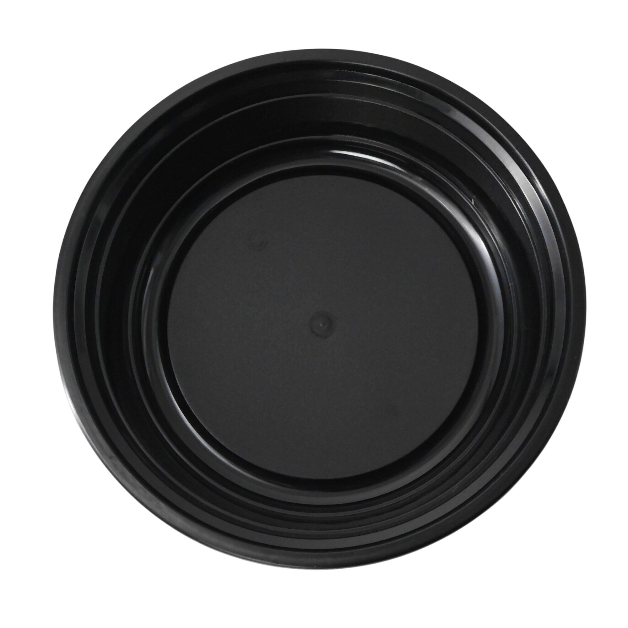 (300 pcs) Barquette réutilisable - 700ml - Ronde - Noir