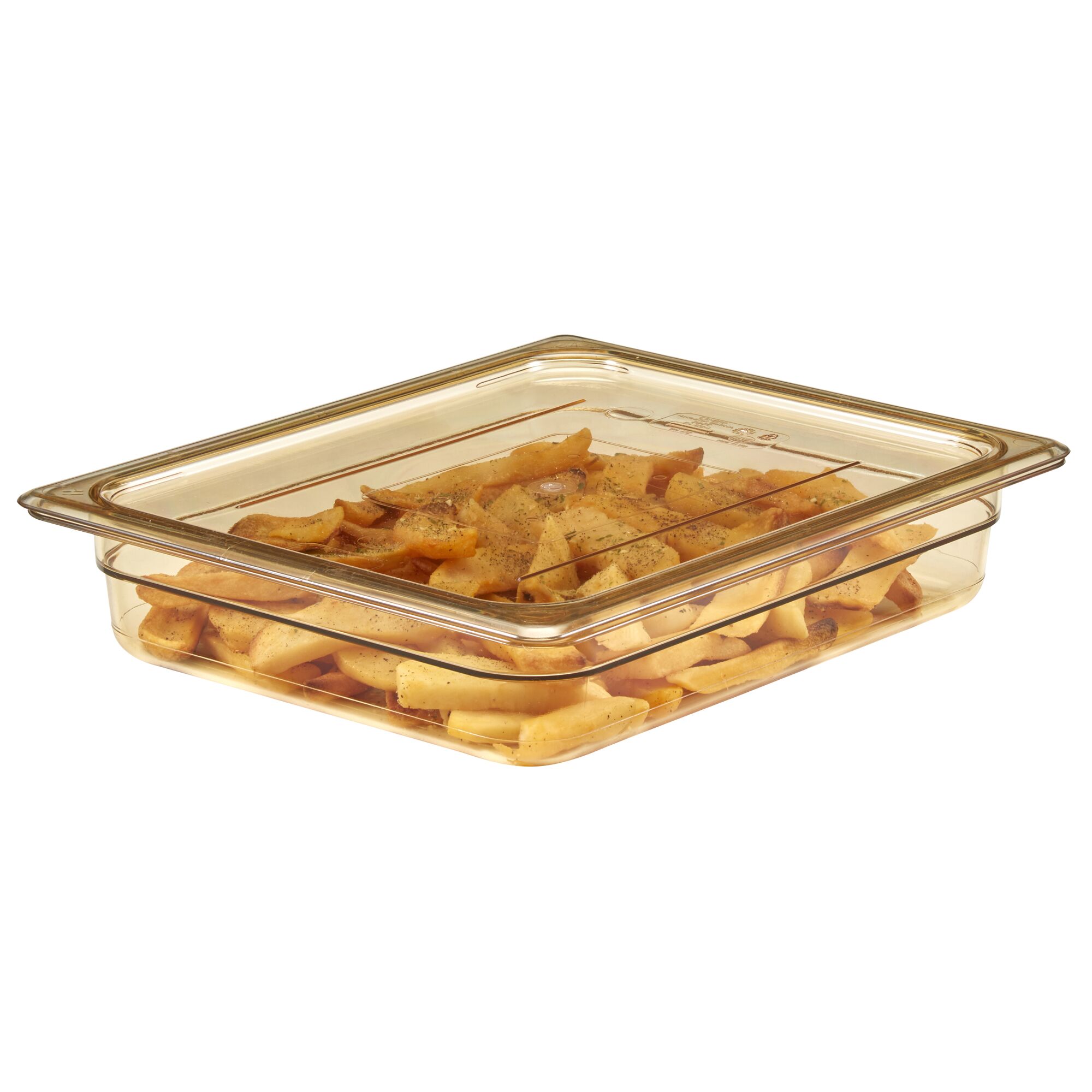 (6 Stück) CAMBRO | H-PAN™ - Hitzebeständige GN-Flachdeckel 1/2 - Bernstein