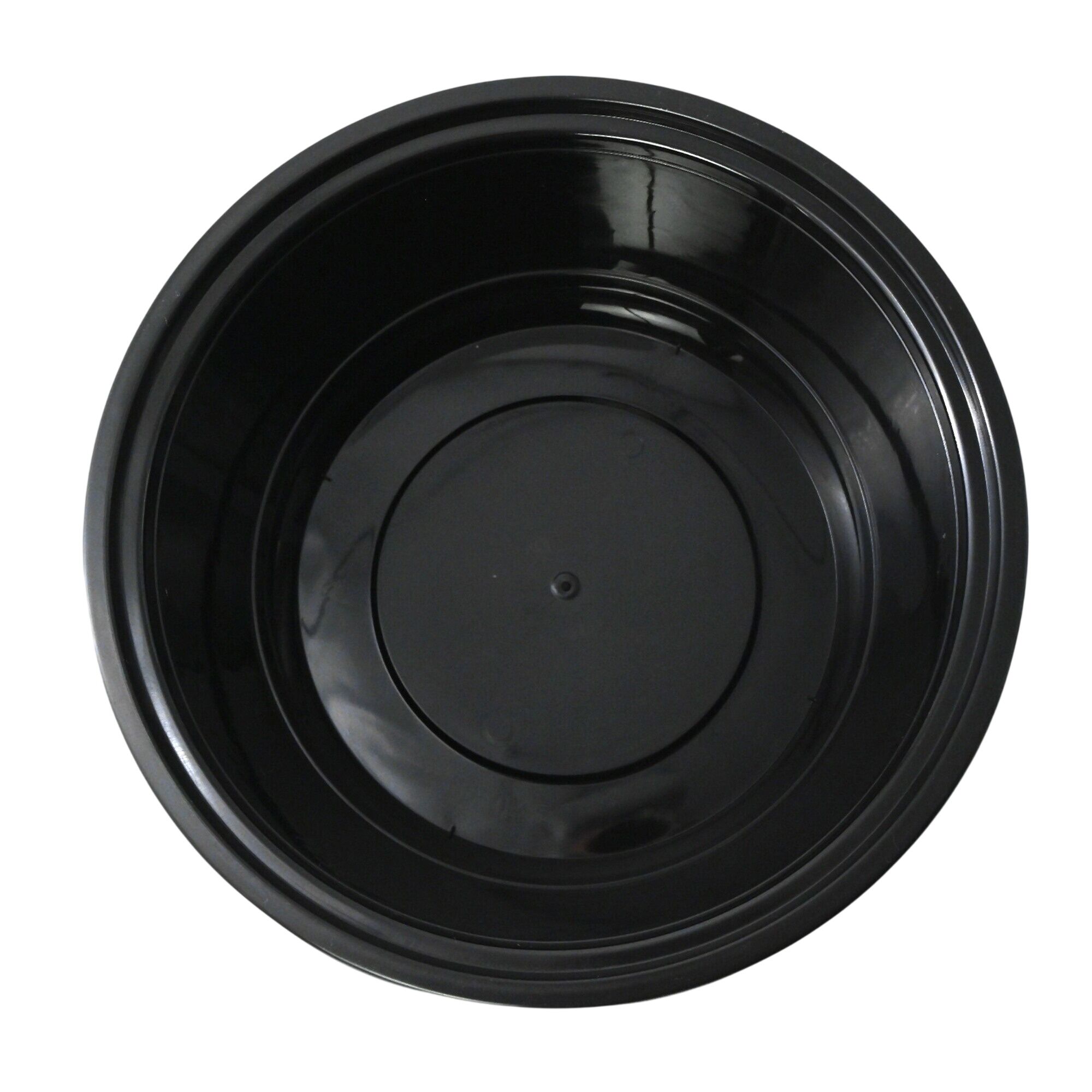(300 pcs) Barquette réutilisable - 1000ml - Ronde - Noir