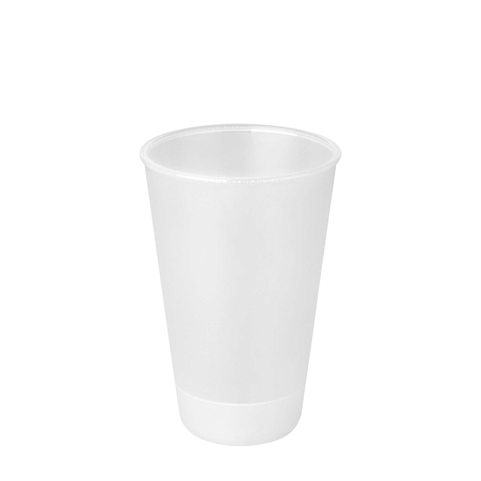 (24 pièces) Gobelets réutilisables - 400ml - Transparent