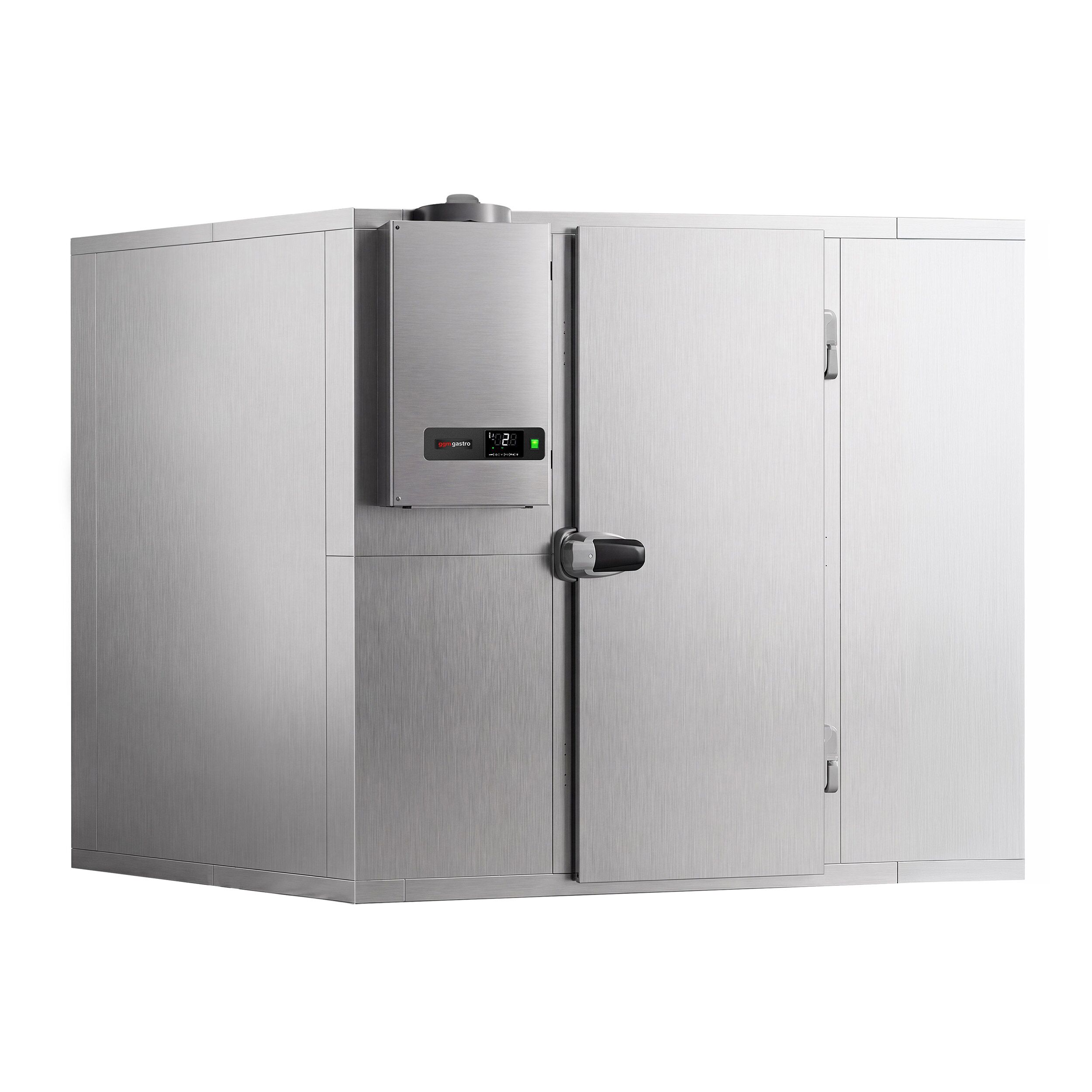 RVS koelcel - 2100x1500mm - 4,80m³ - incl. koelmotor