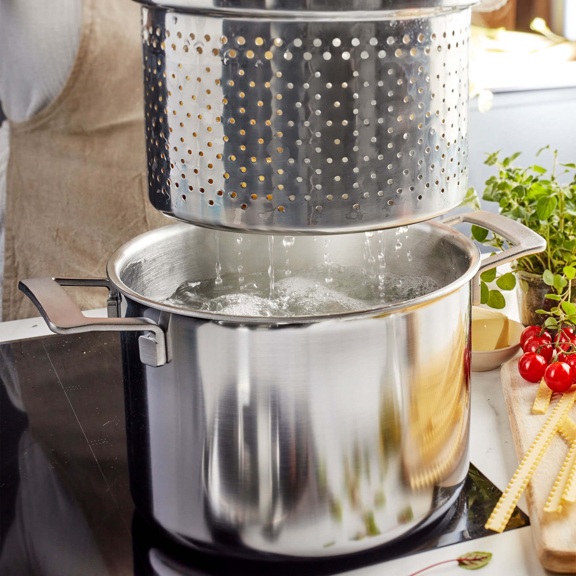DEMEYERE | INDUSTRY 5 - Kastrull med lock - Ø 240mm - Rostfritt stål