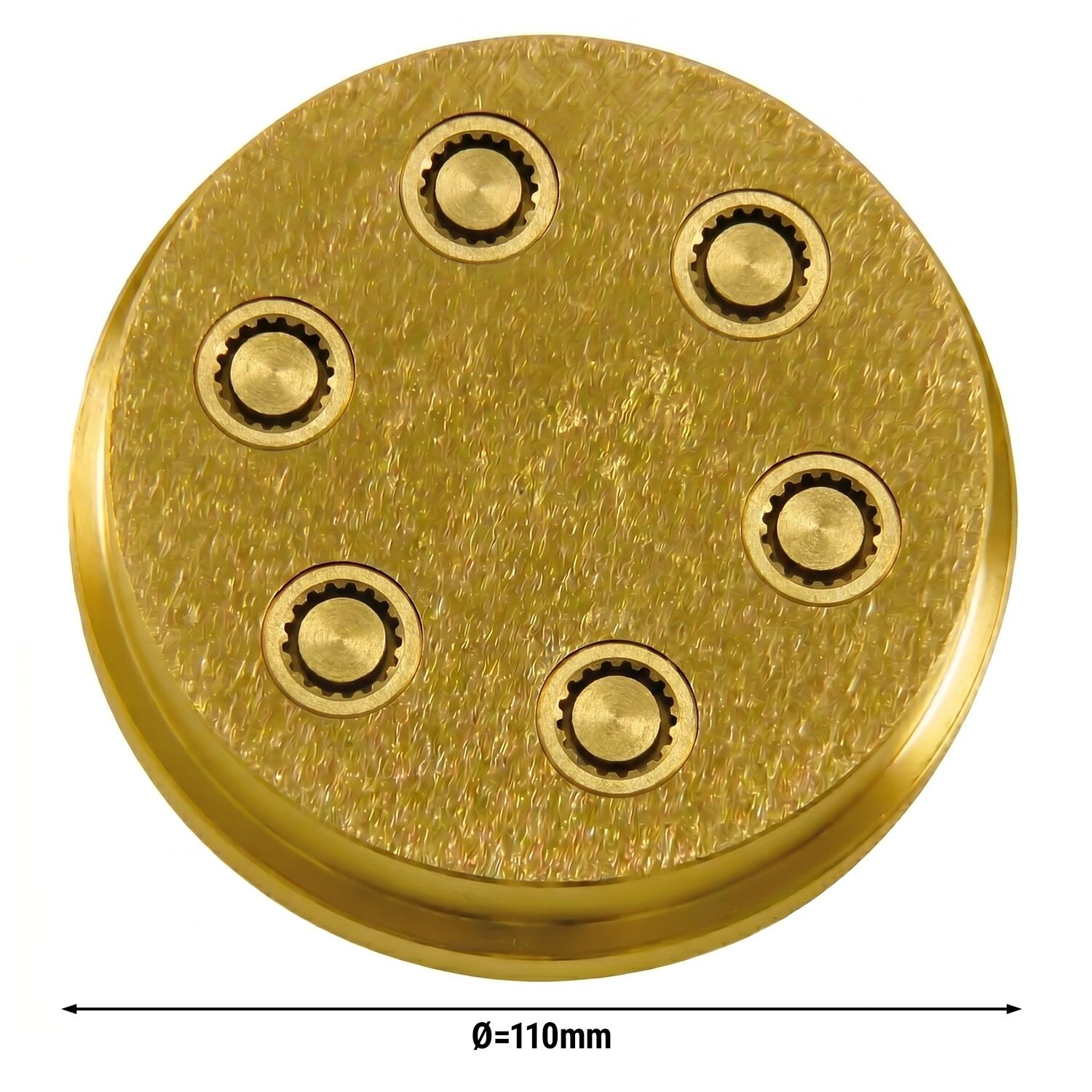 Nudelformscheibe - Makkaroni Rigati 8mm passend für NMSM20 - Ø 110mm